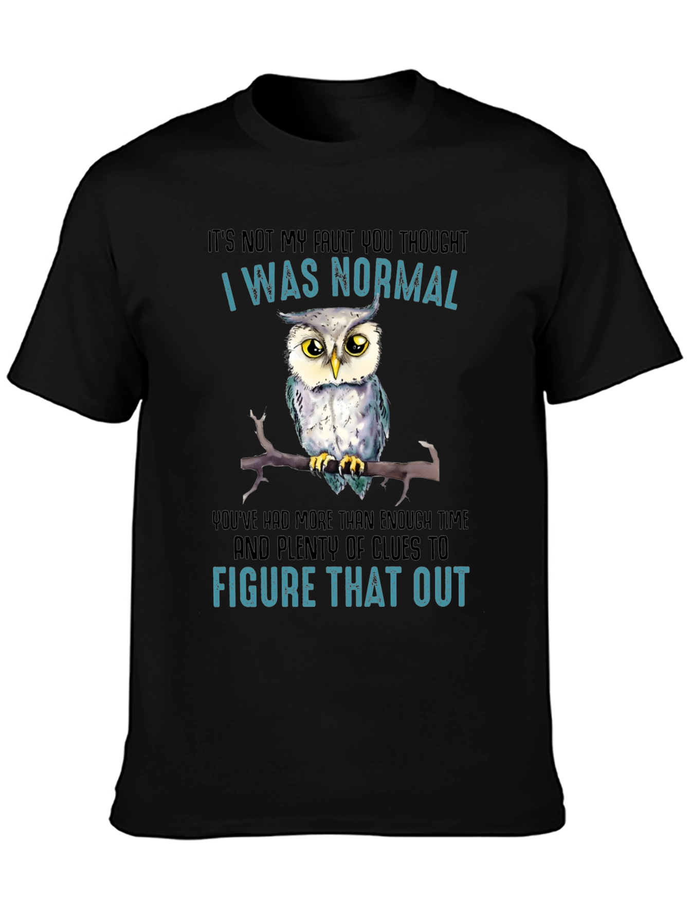 Its Not My Fault Owl T-Shirt