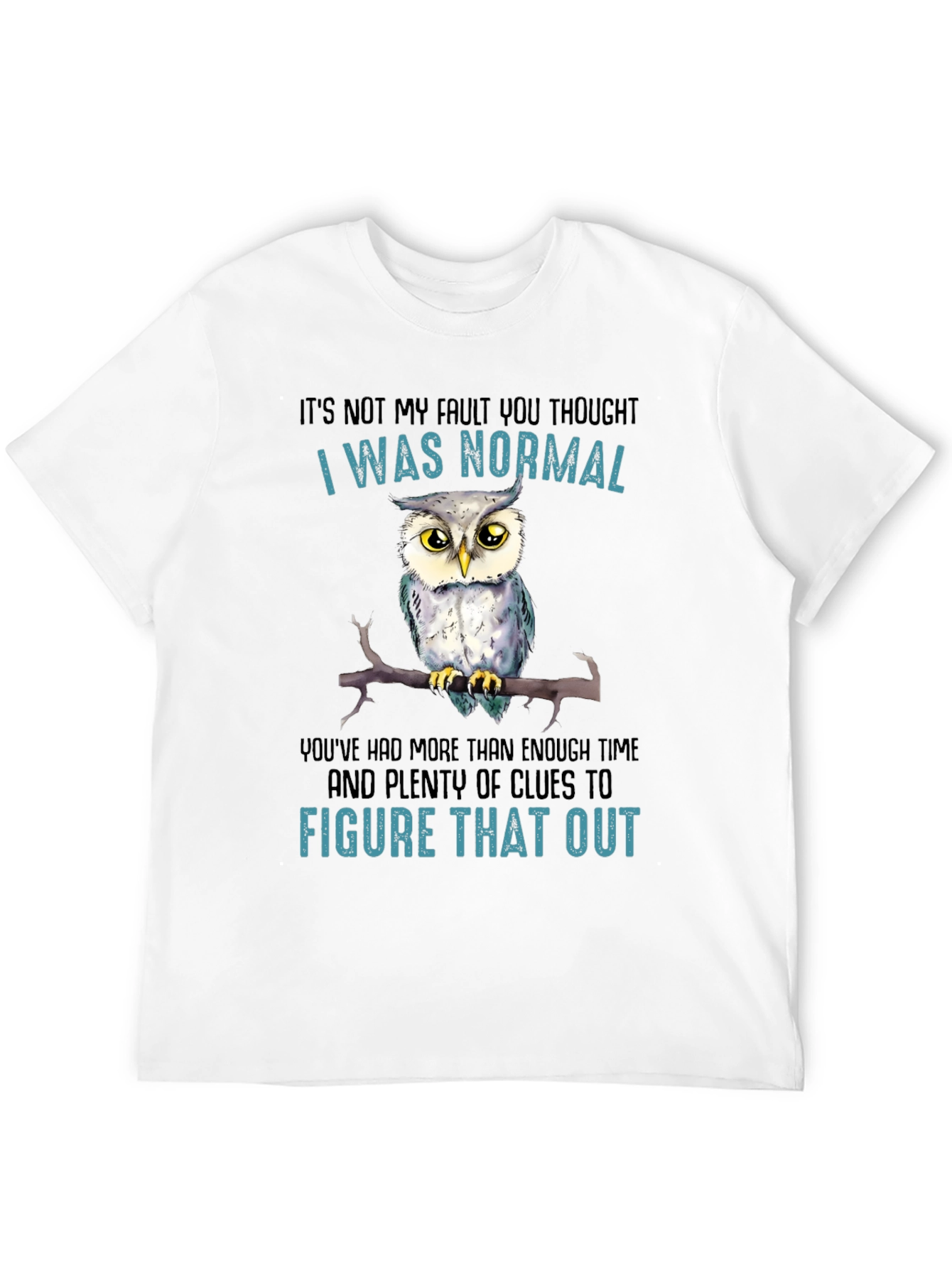 Its Not My Fault Owl T-Shirt