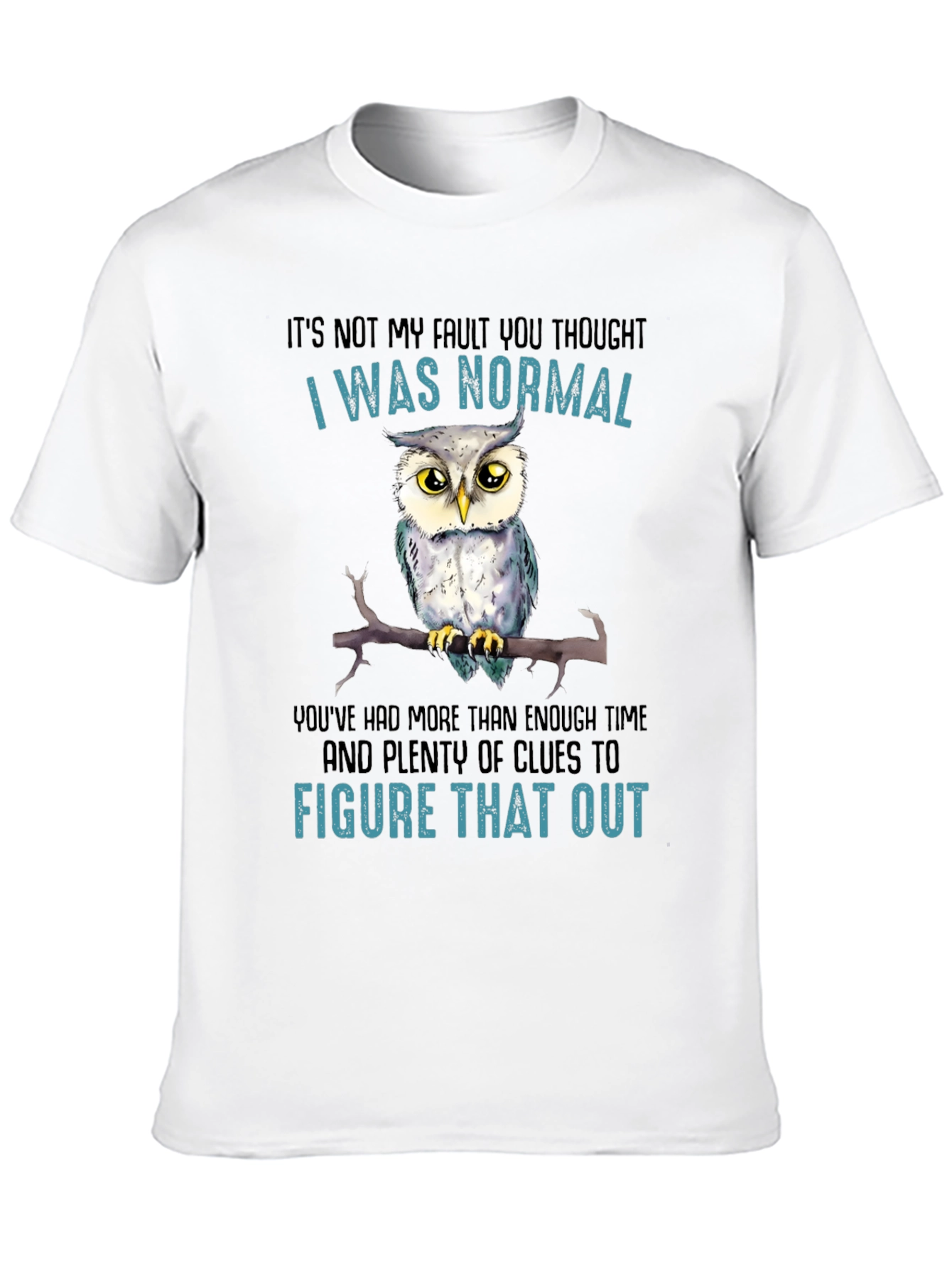 Its Not My Fault Owl T-Shirt