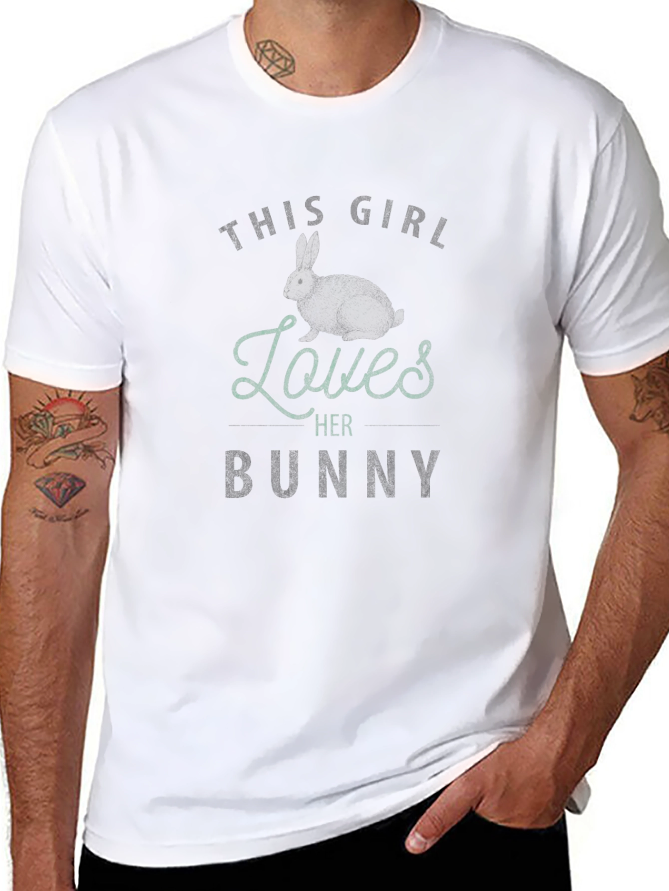 This Girl Loves Her Bunny T-Shirt