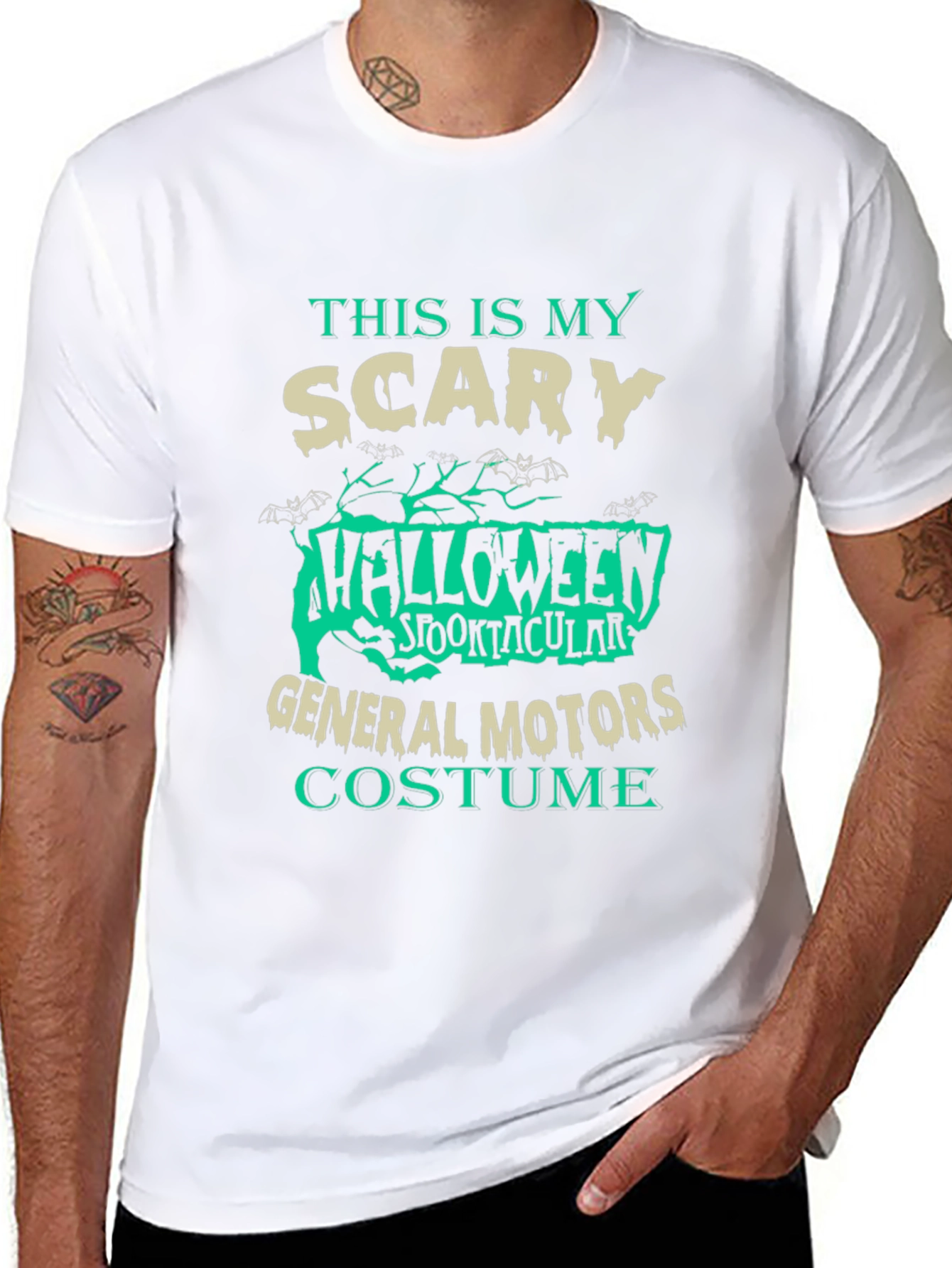 Scary Halloween General Motors Costume T-Shirt
