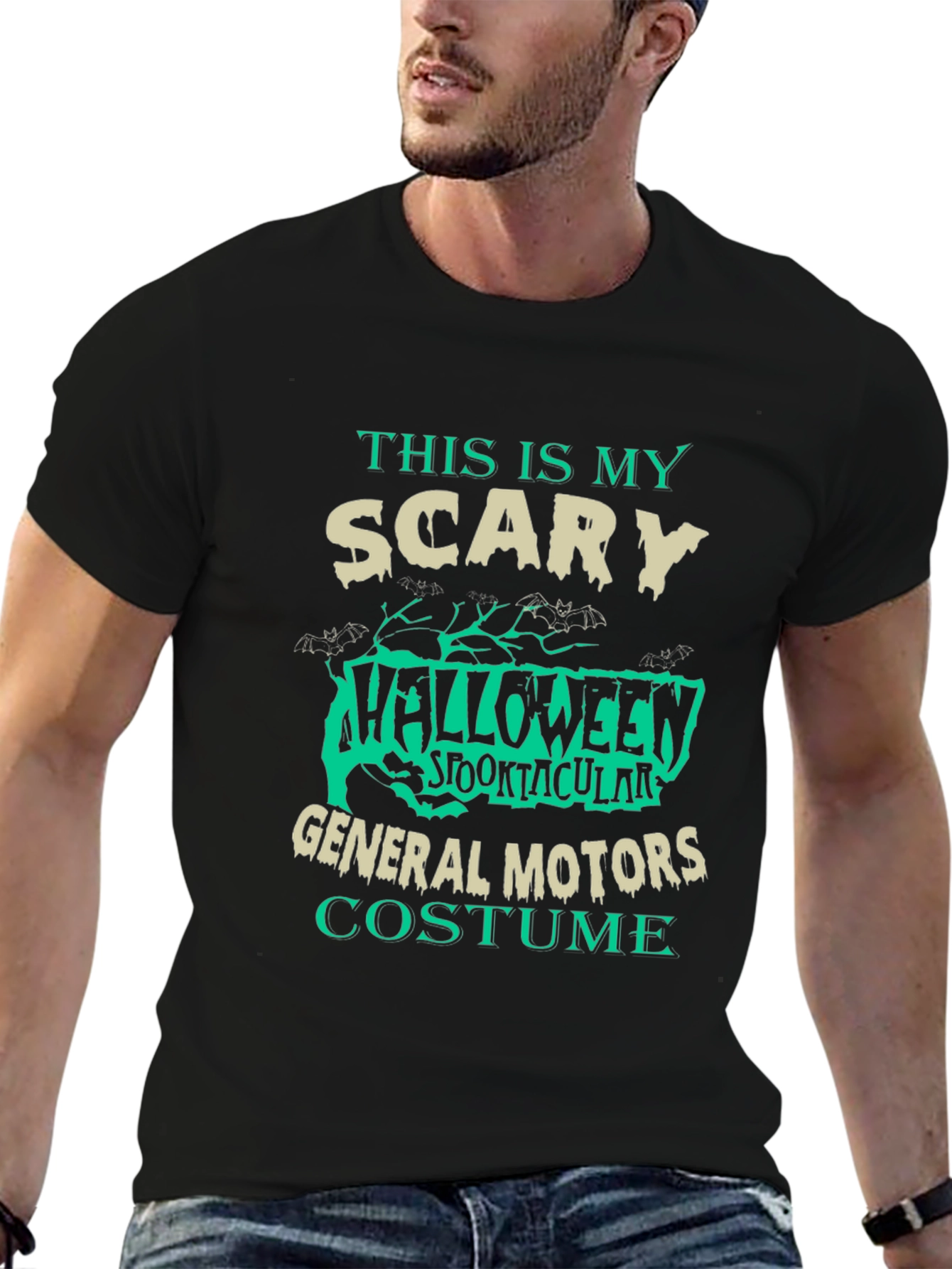 Scary Halloween General Motors Costume T-Shirt