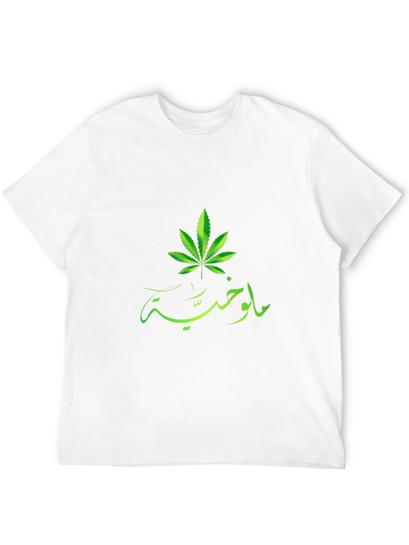 Leaf Graphic Black T-Shirt