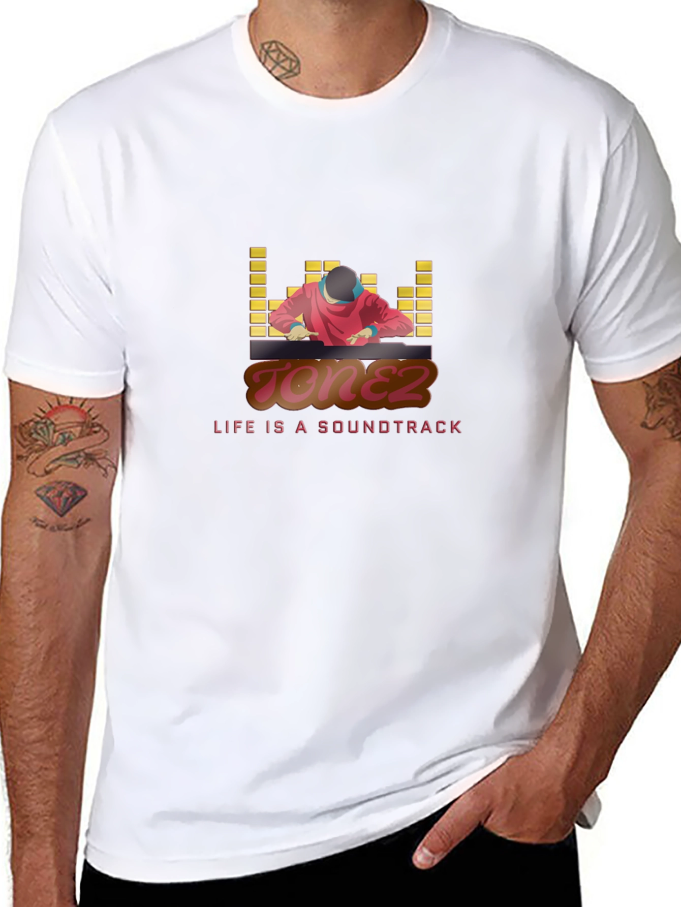 Tone23 Soundtrack Graphic Tee - Black