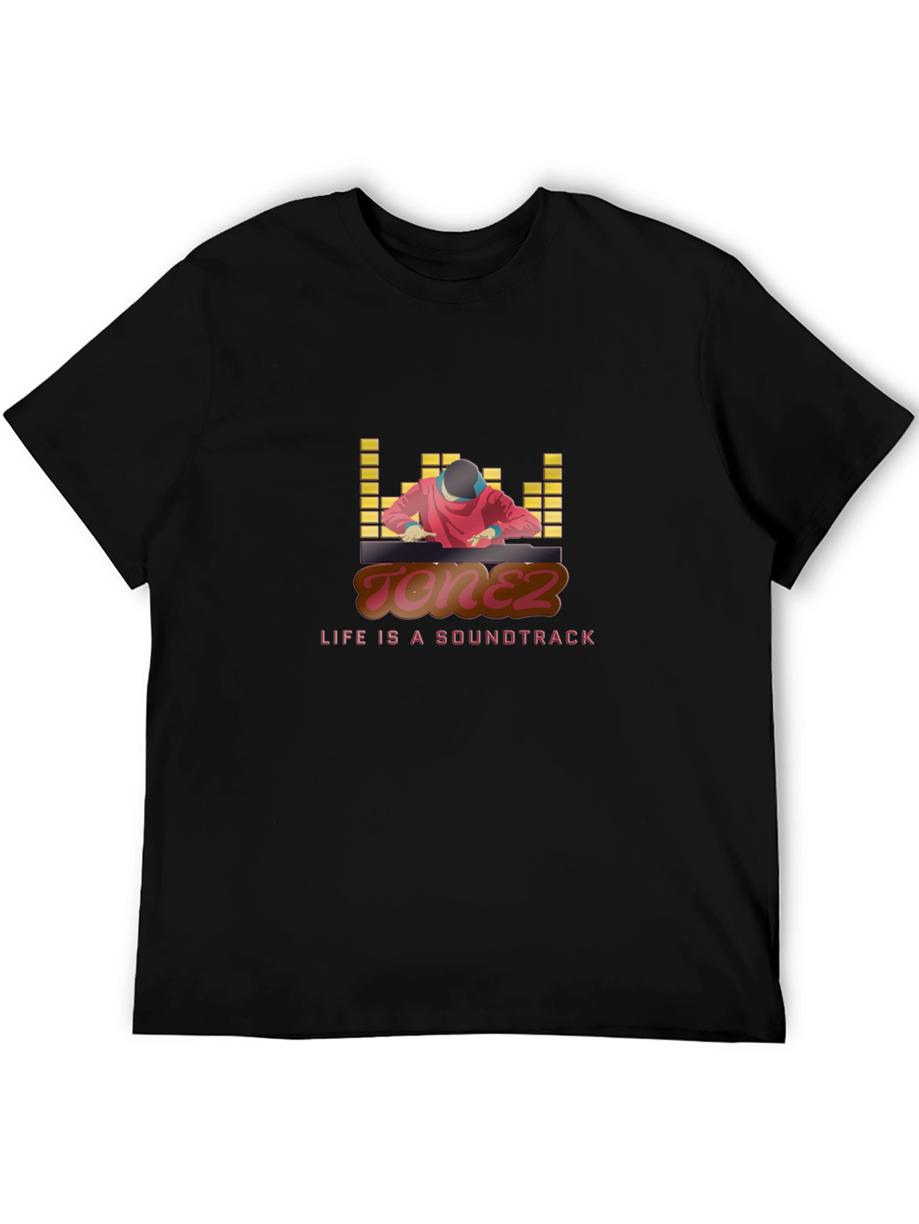 Tone23 Soundtrack Graphic Tee - Black