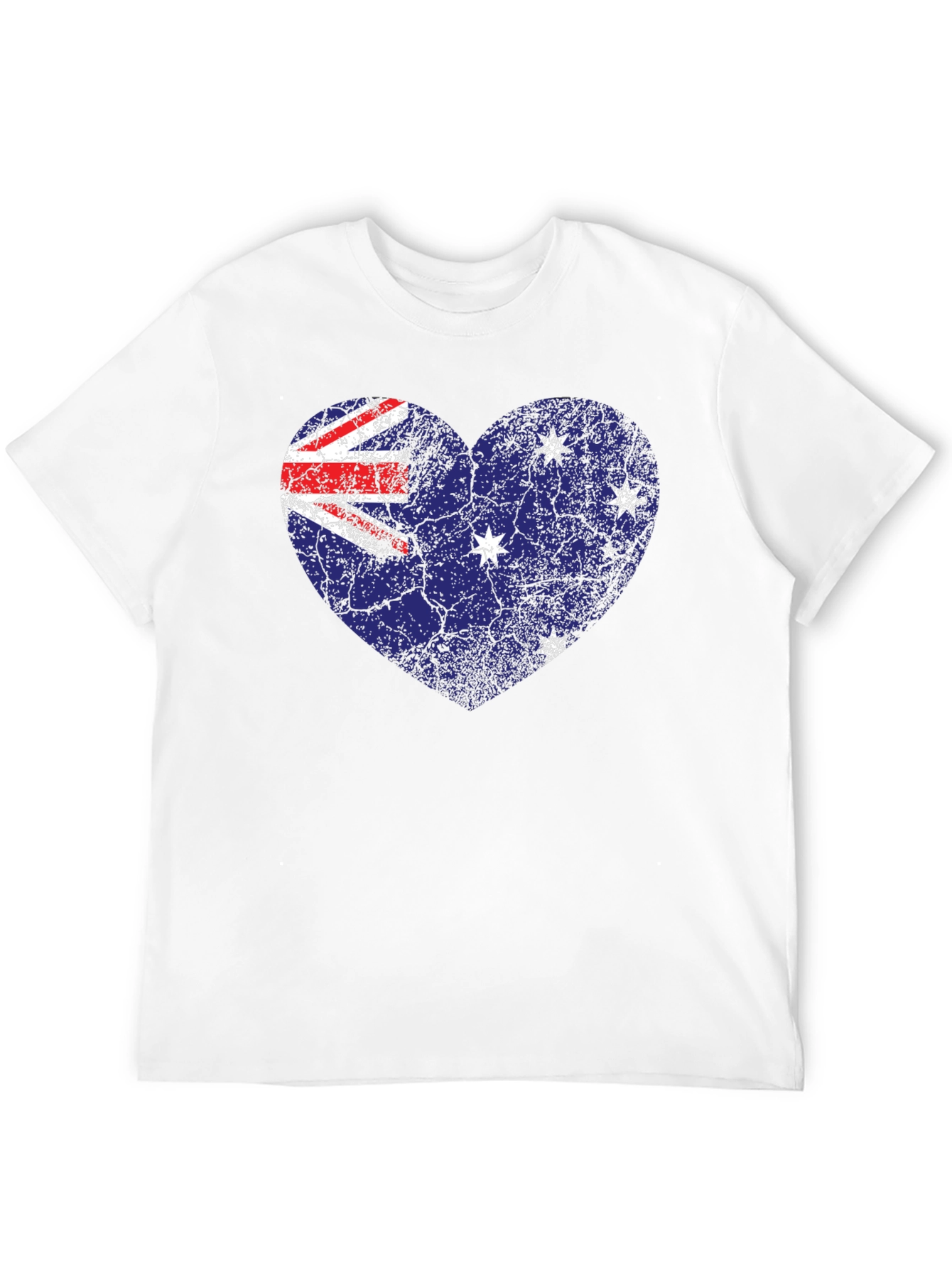 Australia Flag Heart T-Shirt