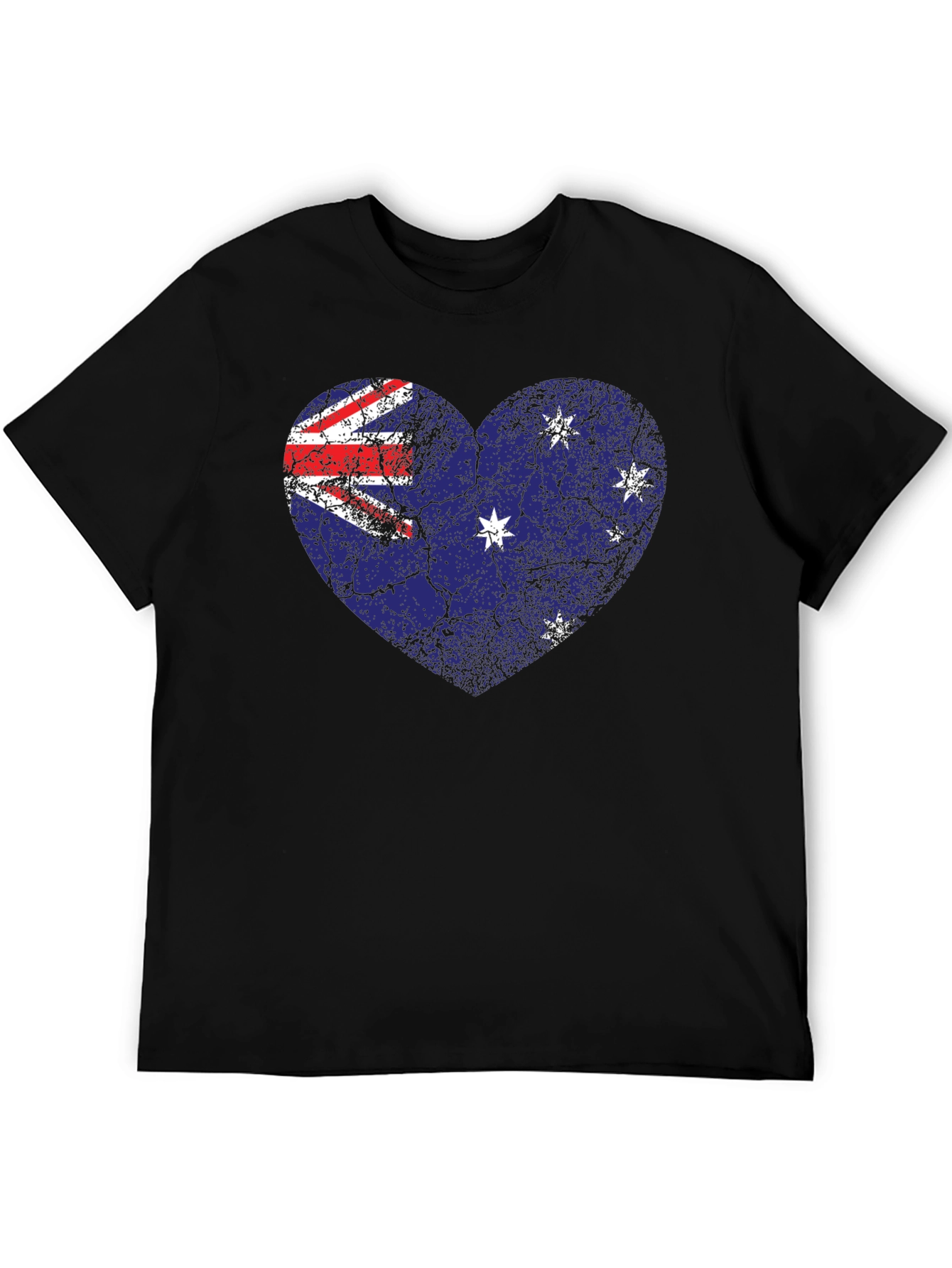 Australia Flag Heart T-Shirt
