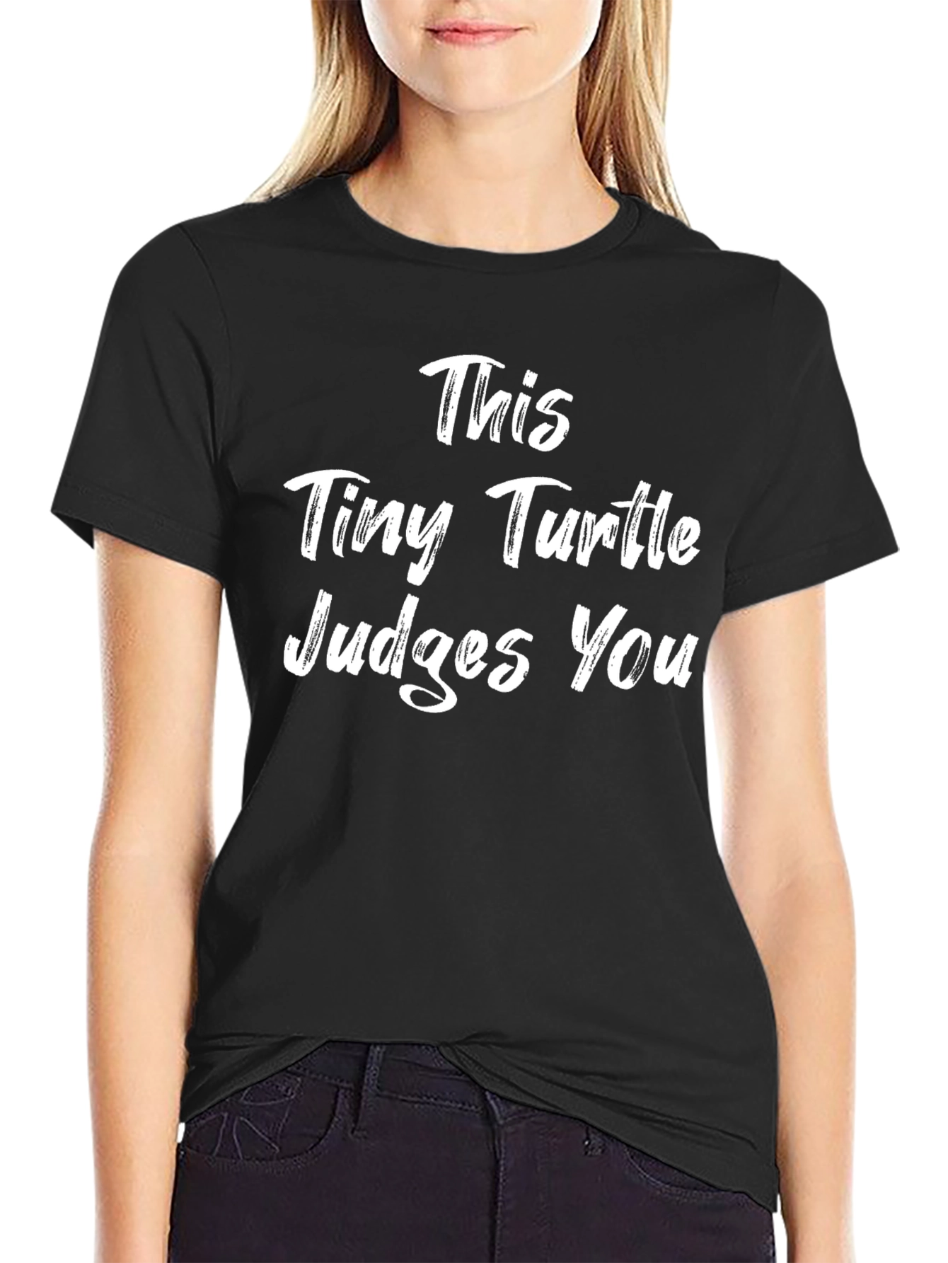This Tiny Turtle Judges You - Funny Graphic Tee