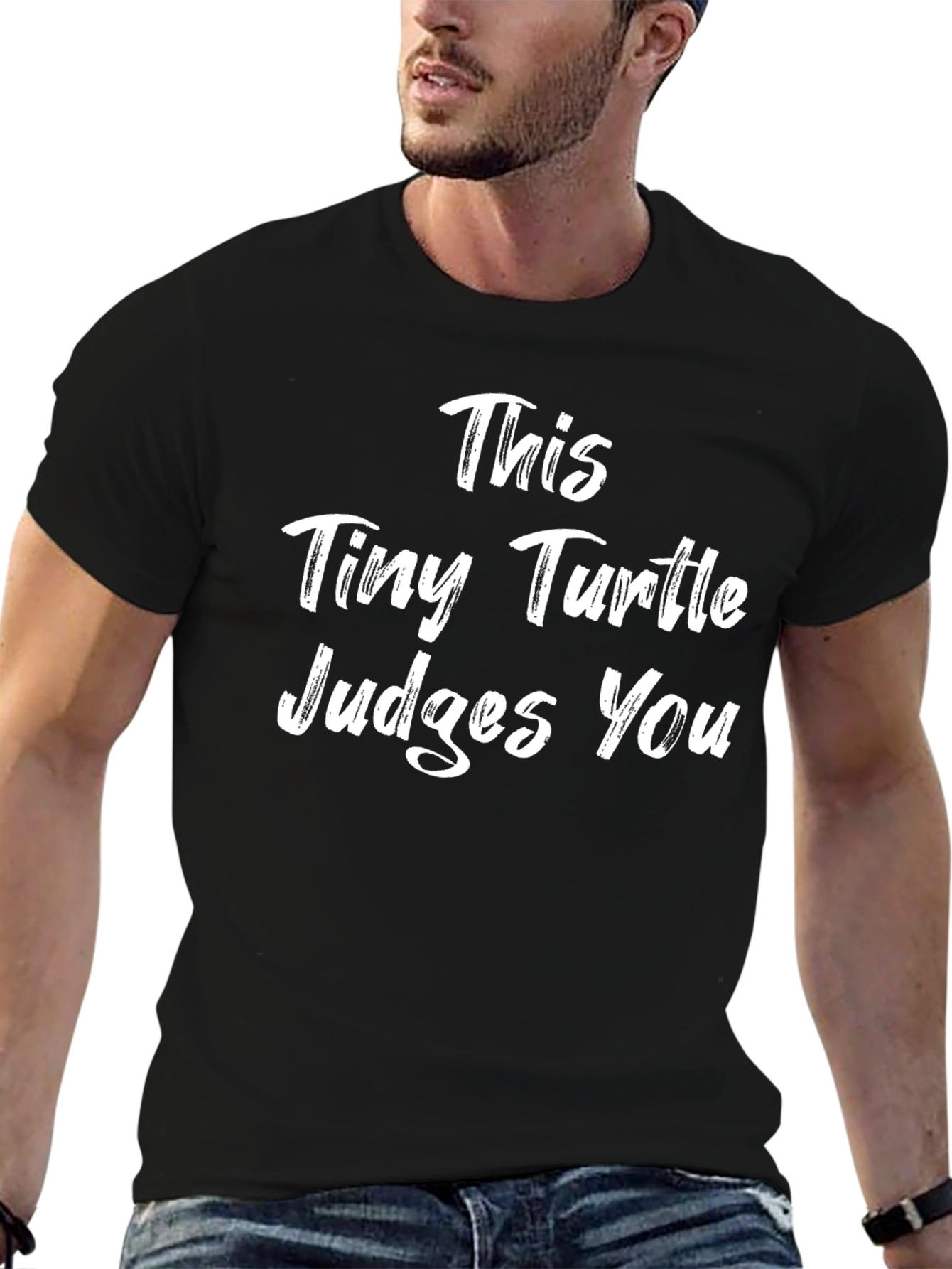 This Tiny Turtle Judges You - Funny Graphic Tee
