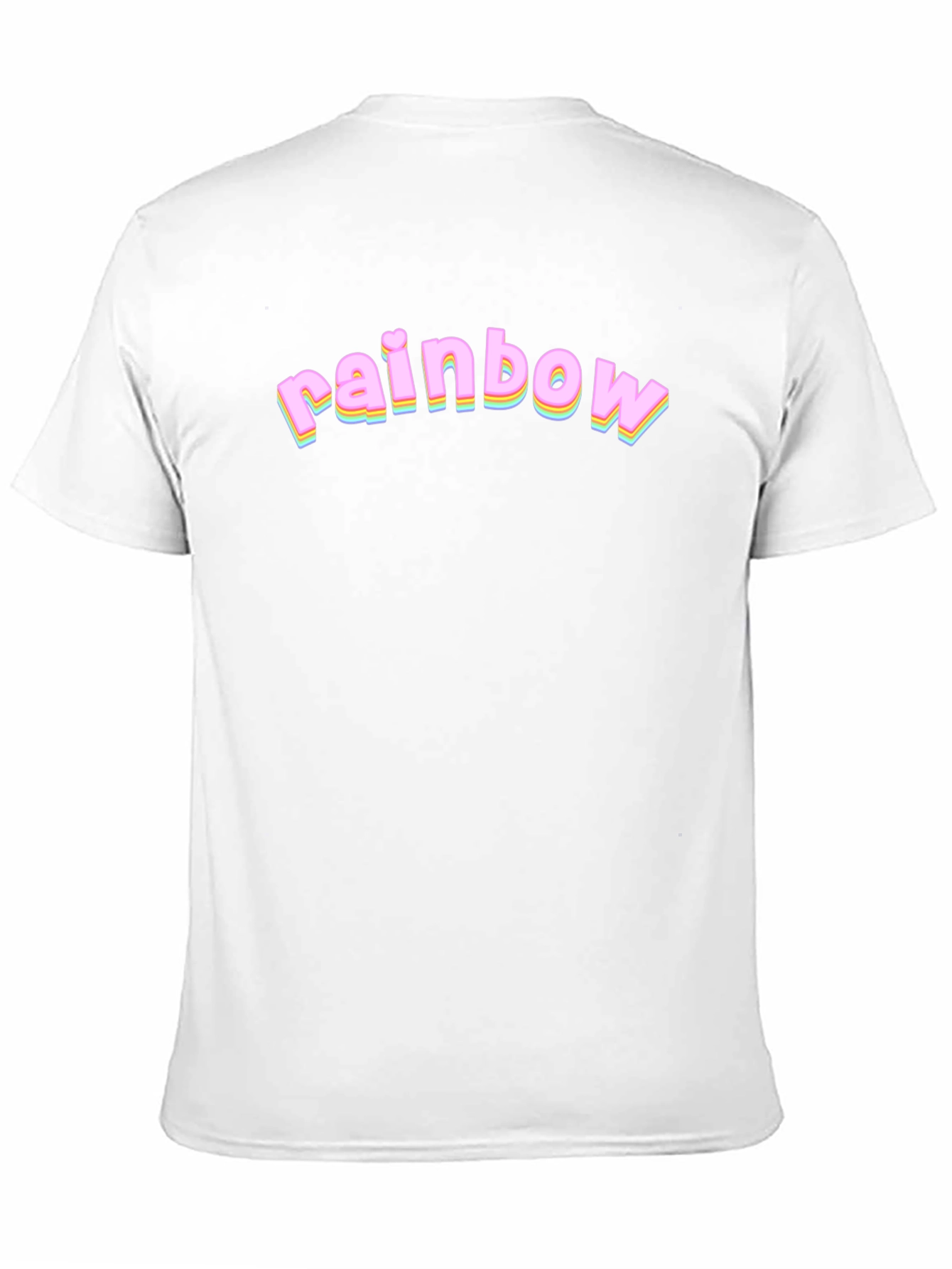 Rainbow Graphic Black T-Shirt