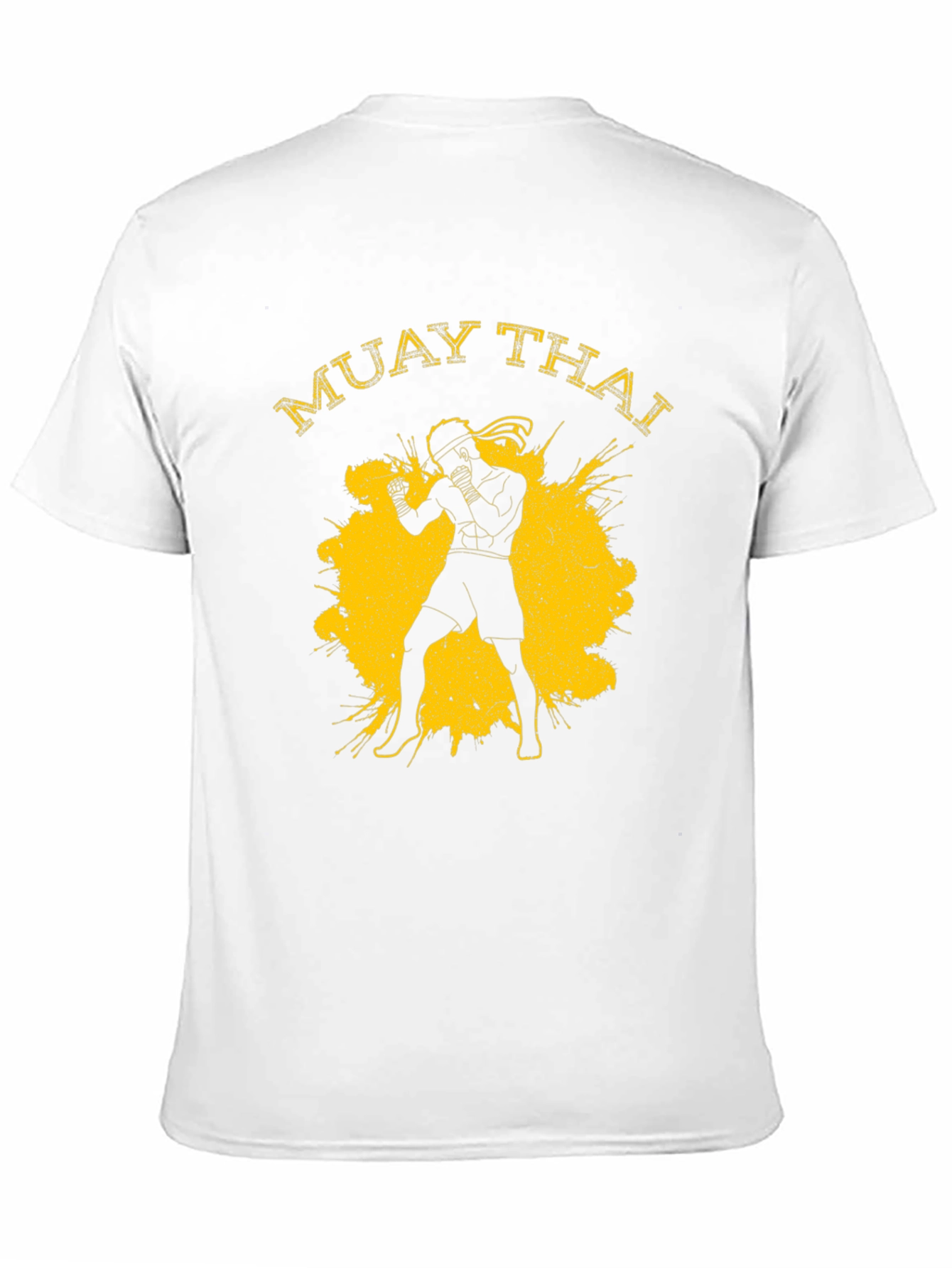Muay Thai Fighter Graphic Print Mens T-Shirt