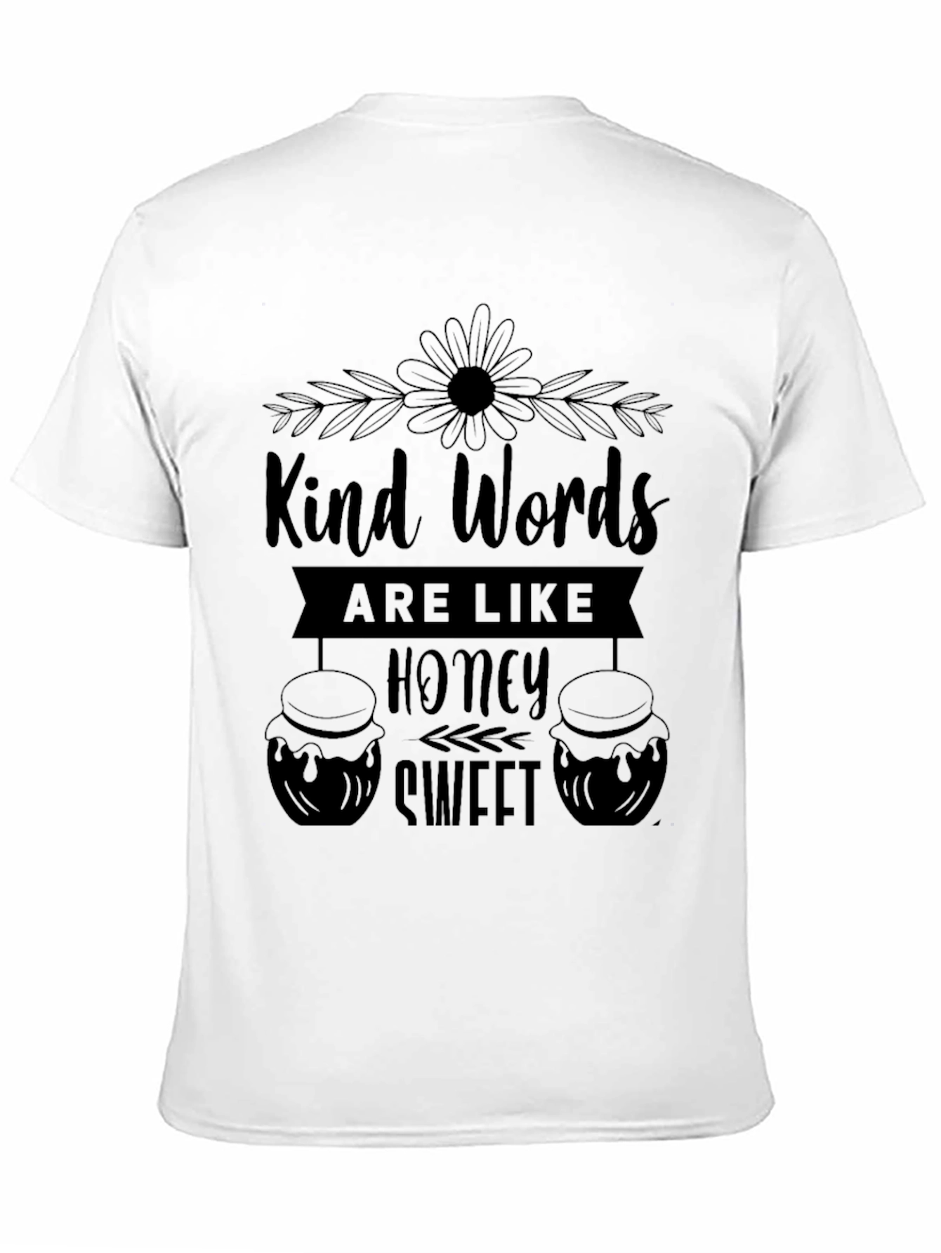 Kind Words Honey Sweet Black T-Shirt