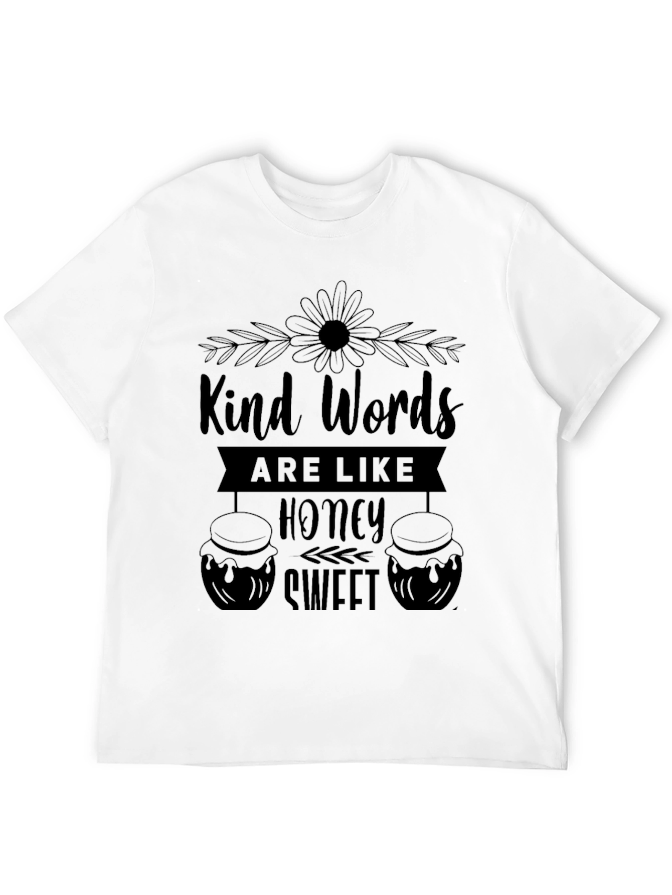 Kind Words Honey Sweet Black T-Shirt