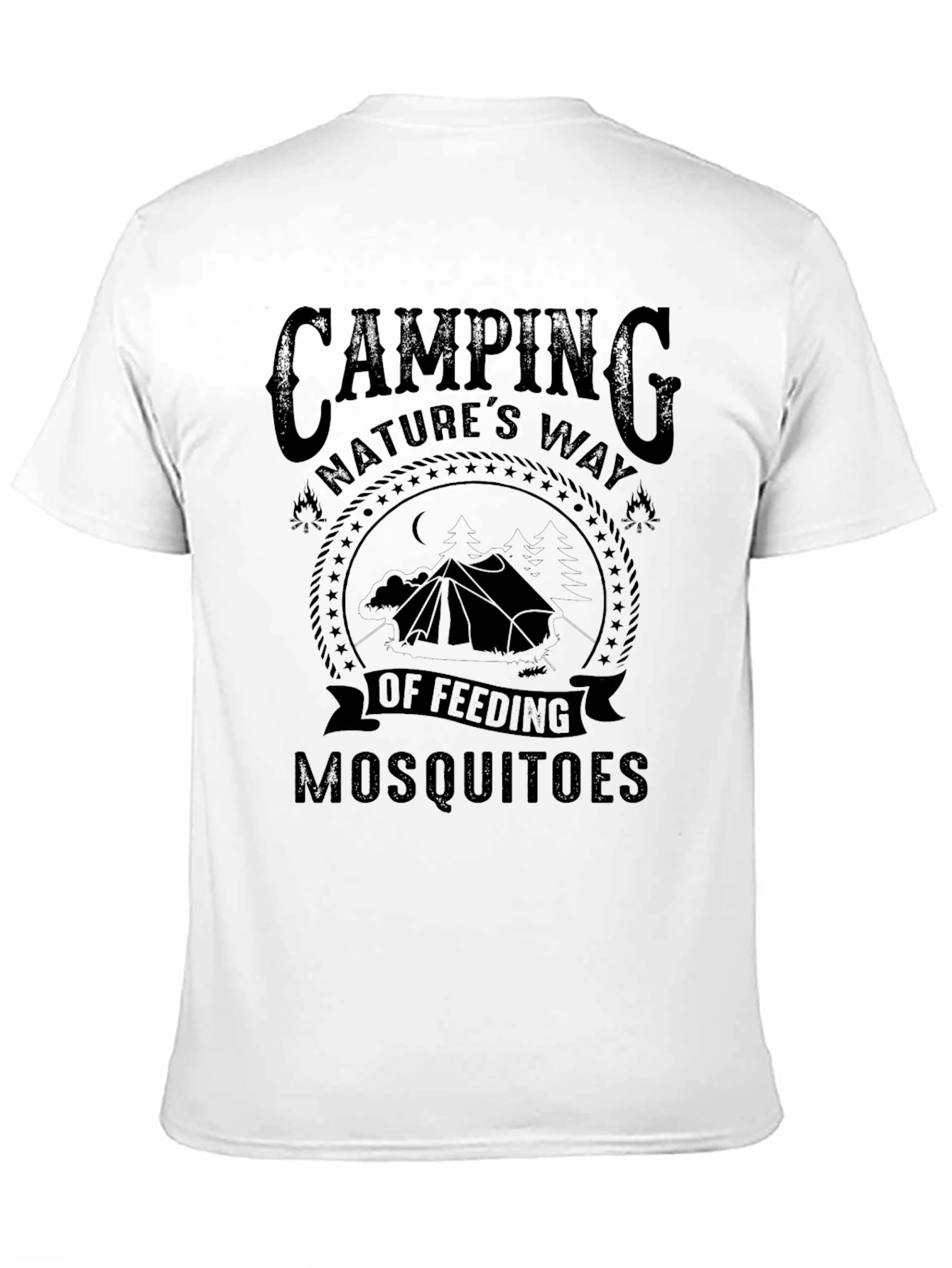 Camping Natures Way Graphic T-Shirt - Mosquitoes