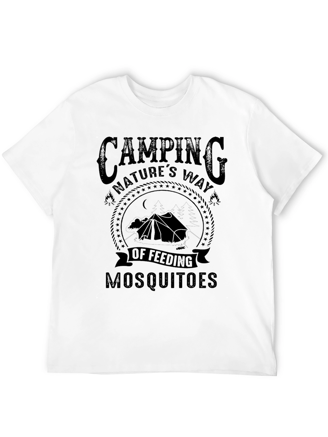 Camping Natures Way Graphic T-Shirt - Mosquitoes