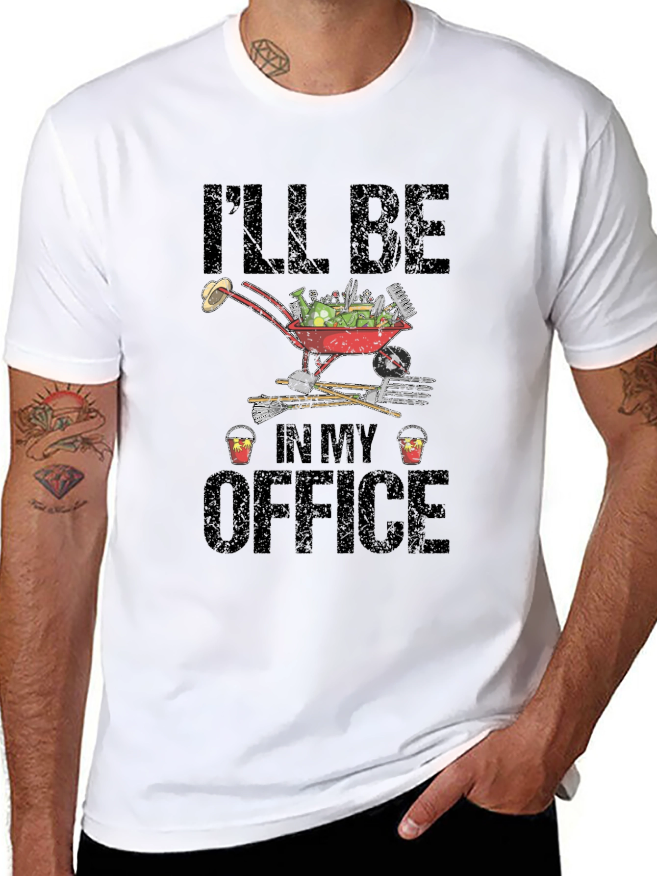 Gardening T-Shirt: Ill Be In My Office