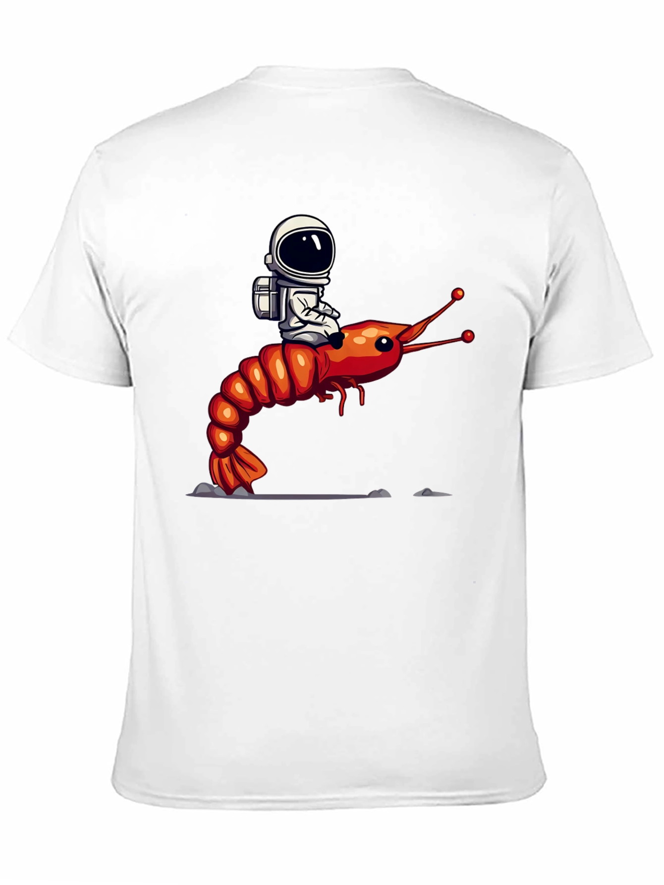 Astronaut Riding Shrimp T-Shirt