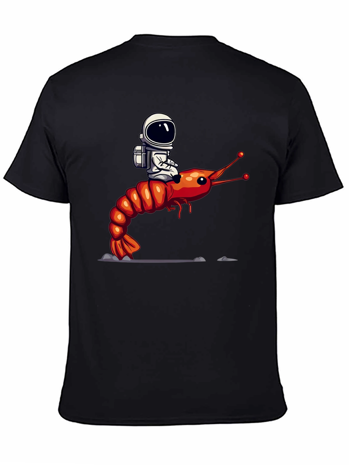 Astronaut Riding Shrimp T-Shirt