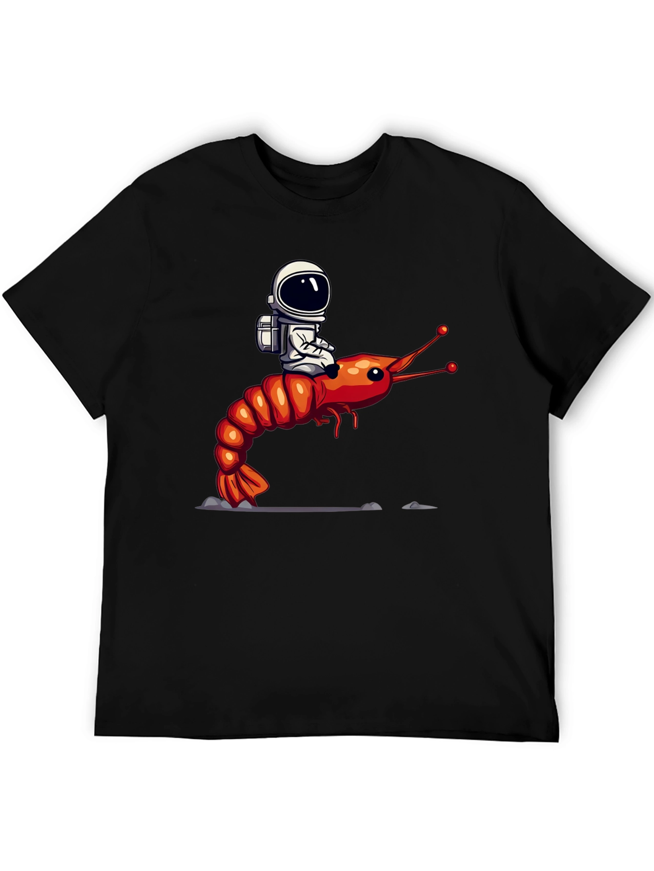 Astronaut Riding Shrimp T-Shirt