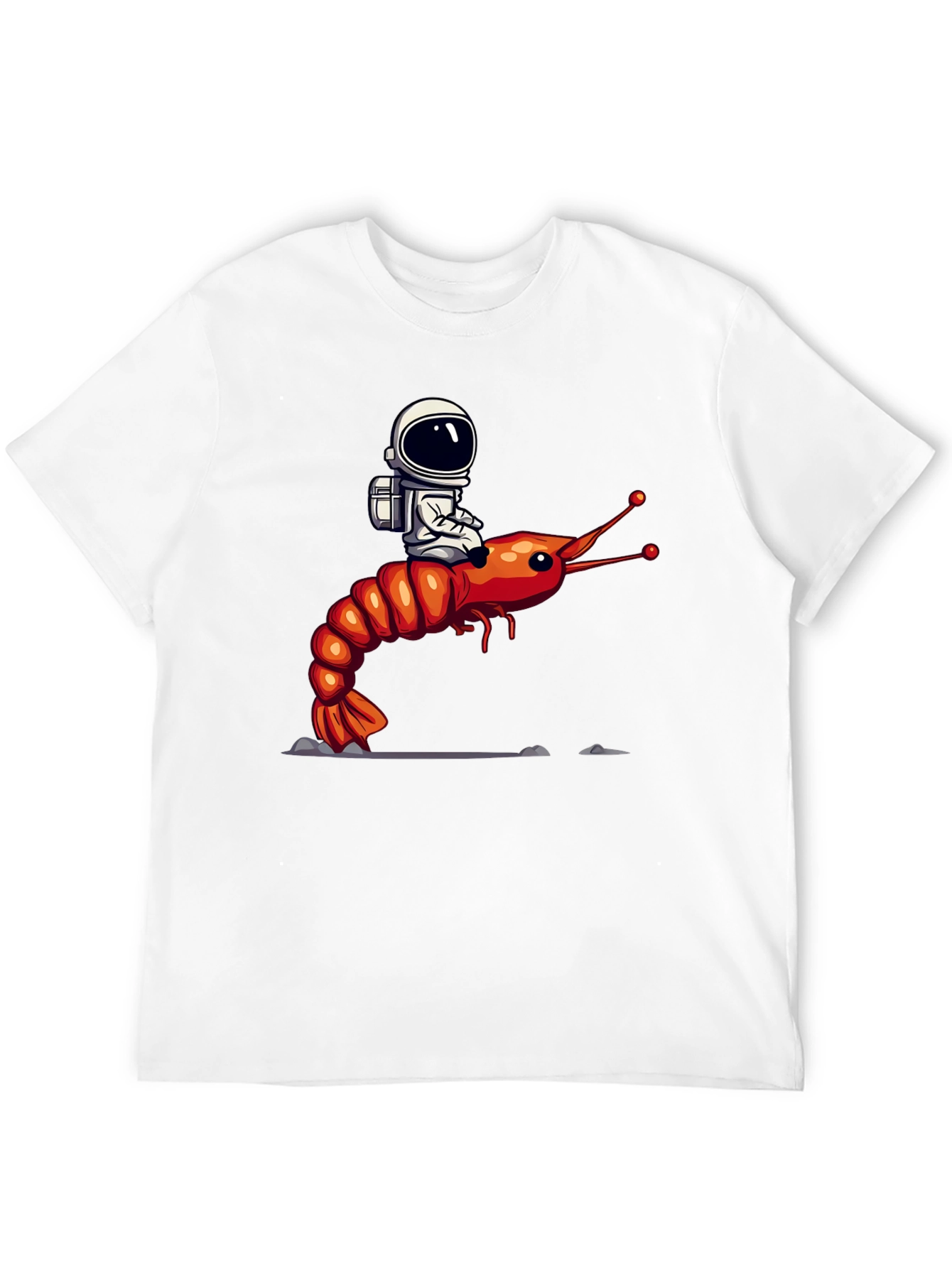 Astronaut Riding Shrimp T-Shirt