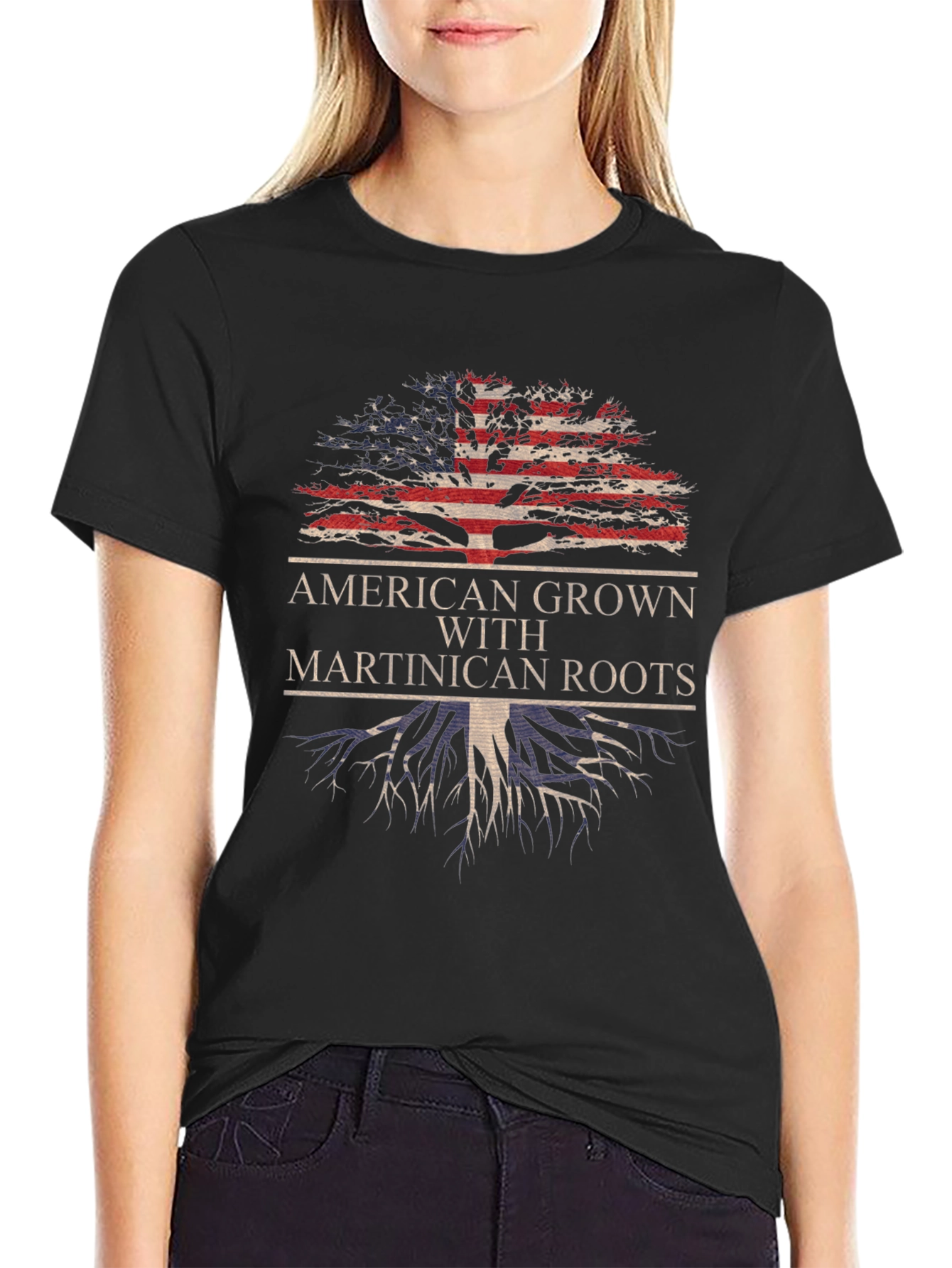 American Grown With Martinican Roots T-Shirt