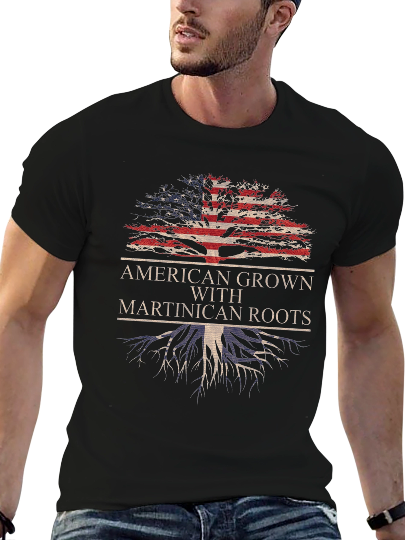 American Grown With Martinican Roots T-Shirt