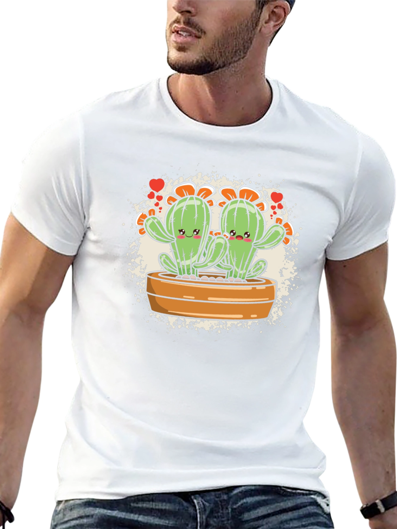 Cute Cactus Couple T-Shirt