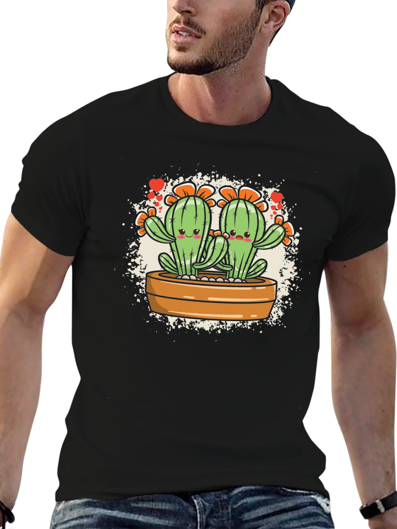 Cute Cactus Couple T-Shirt