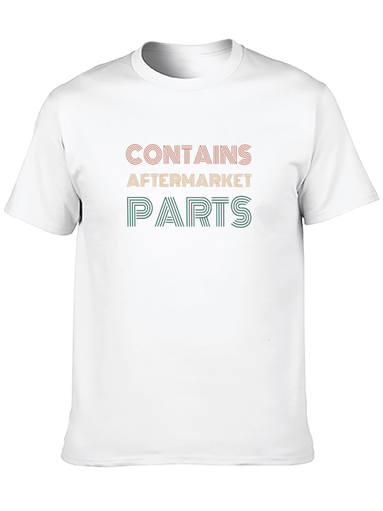 Contains Aftermarket Parts Black Graphic Tee