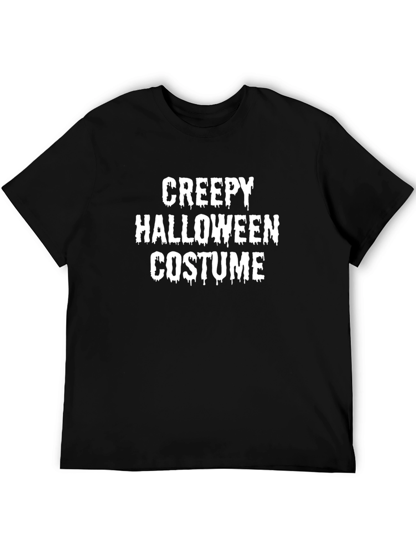 Creepy Halloween Costume Black T-Shirt