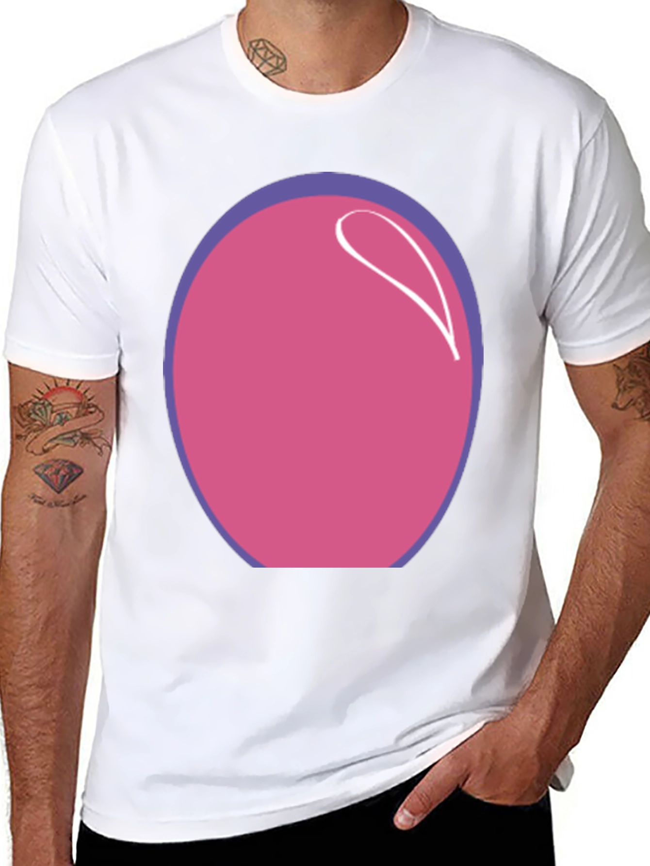 Pink Easter Egg T-Shirt - Fun Novelty Graphic Tee