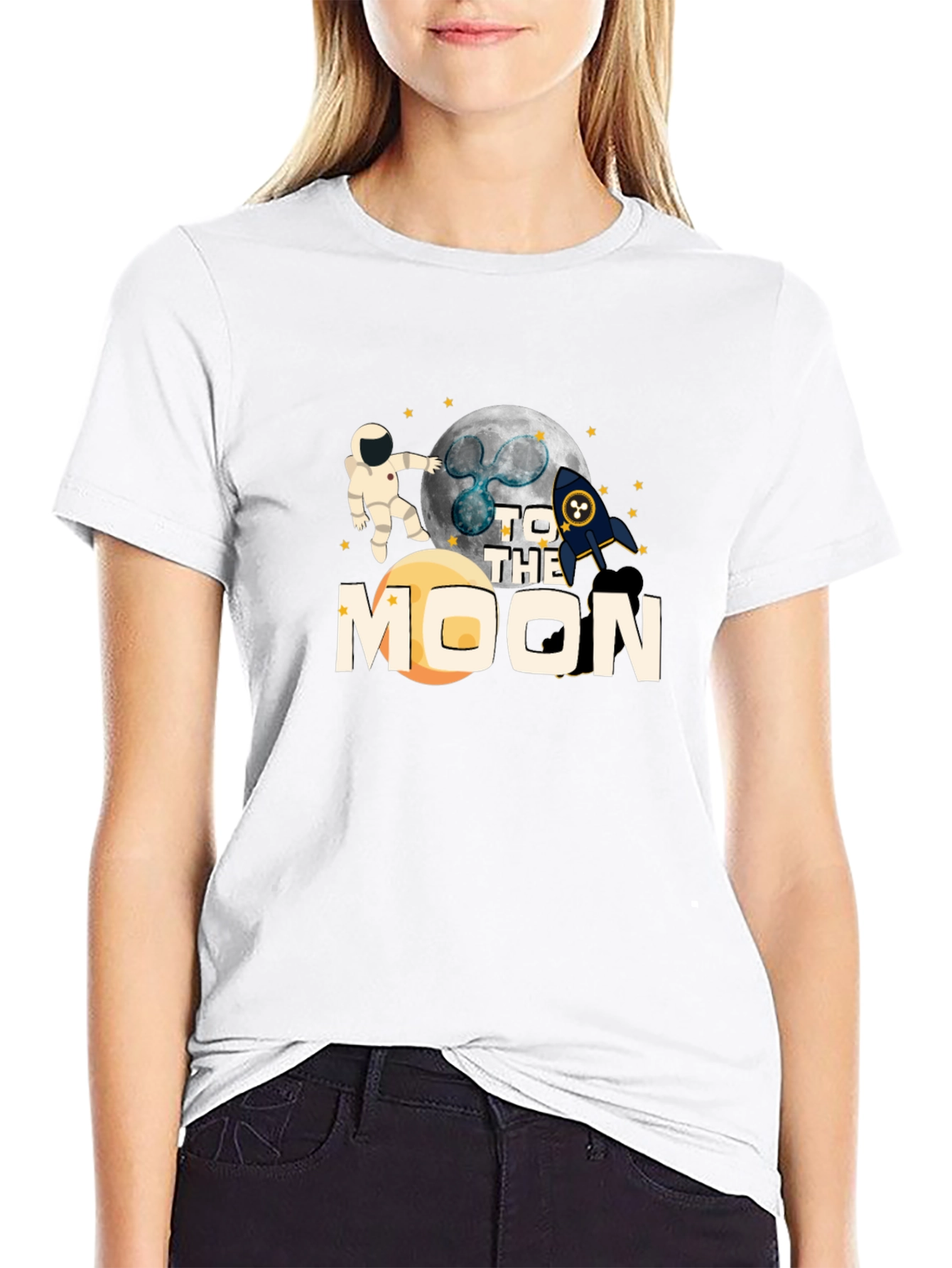 To The Moon Crypto T-Shirt