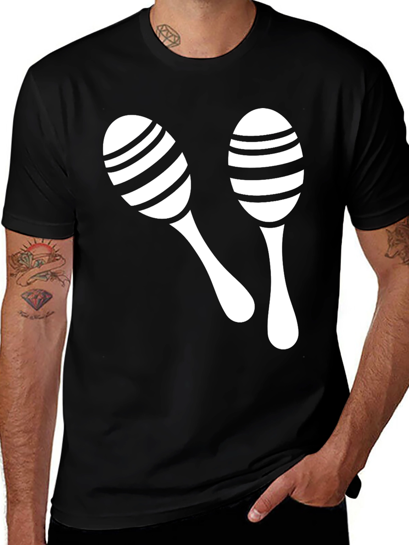 Maracas Graphic T-Shirt - Music Lovers Tee