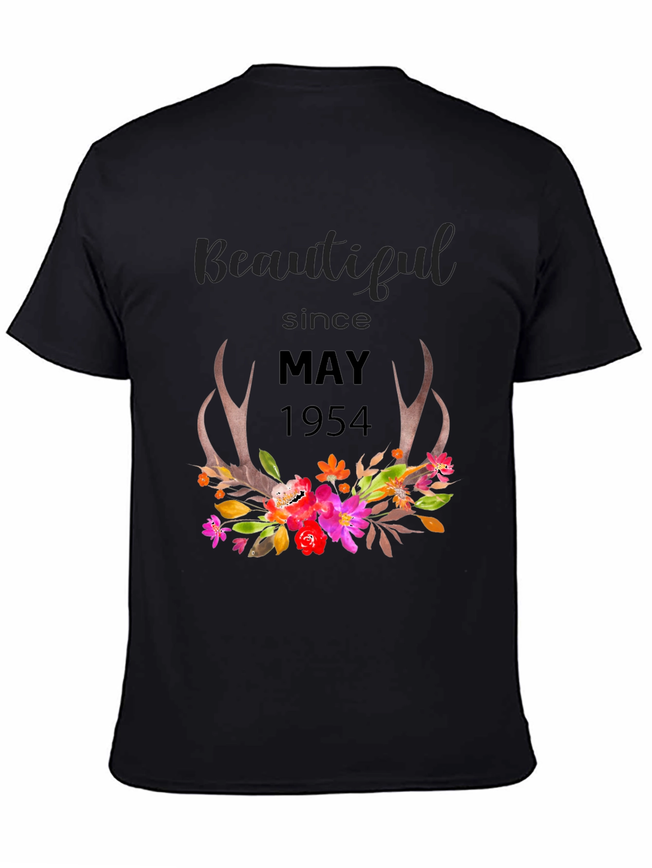 Beautiful Since May 1954 Floral Tee