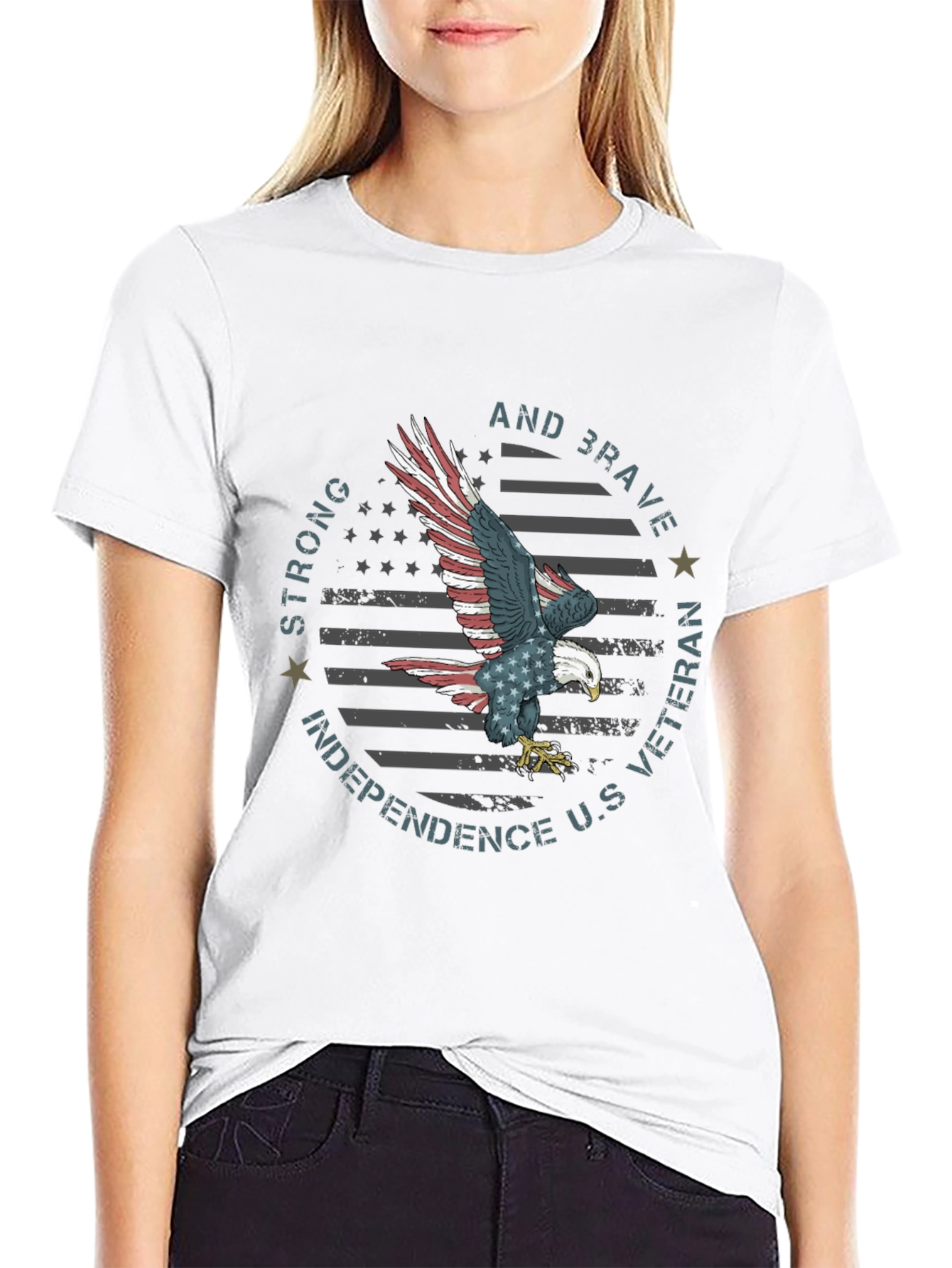 Patriotic Eagle Veteran T-Shirt