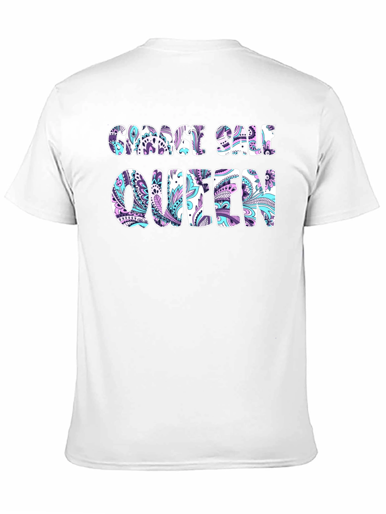 Garage Sale Queen T-Shirt Black