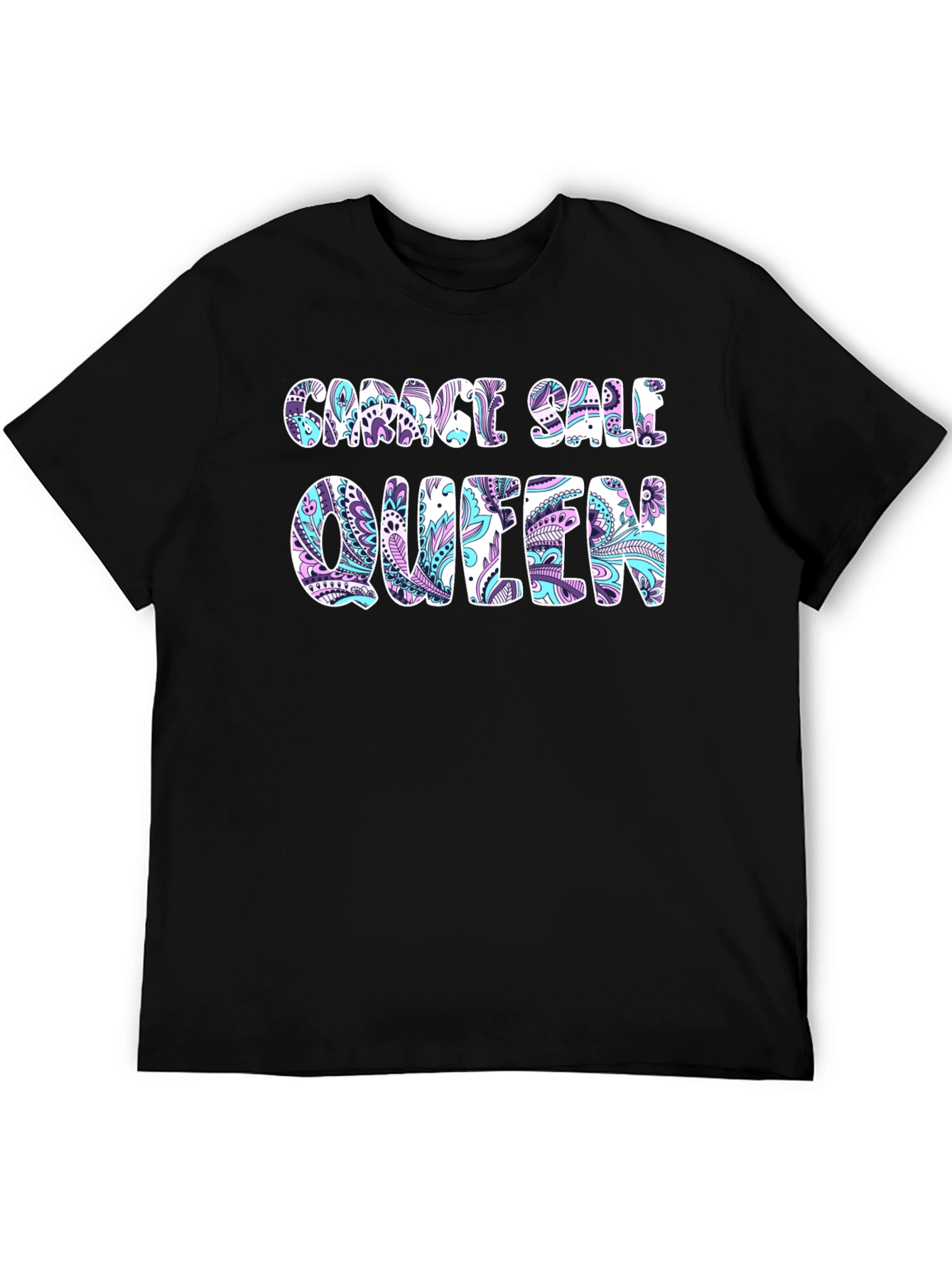 Garage Sale Queen T-Shirt Black