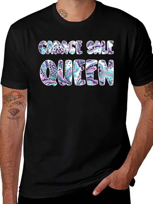 Garage Sale Queen T-Shirt Black