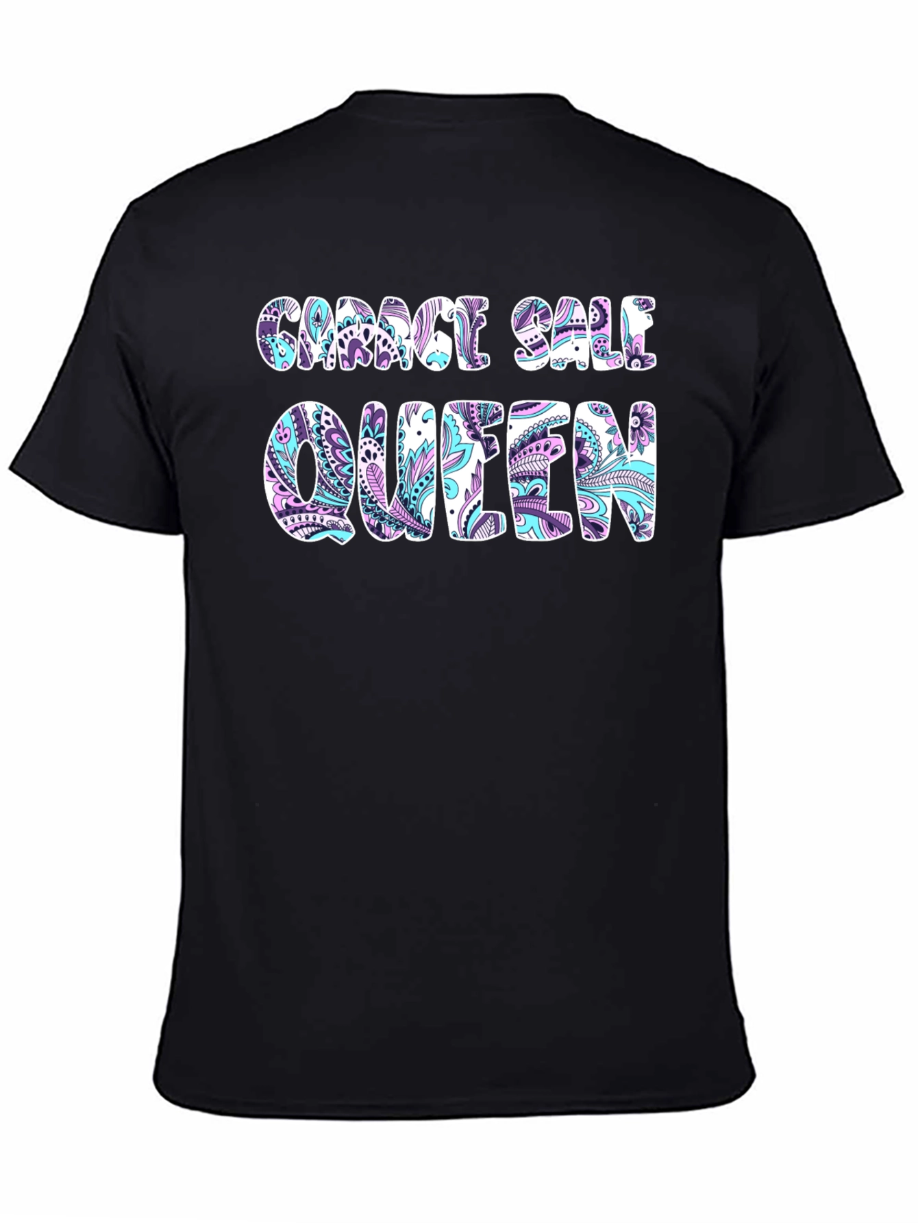 Garage Sale Queen T-Shirt Black