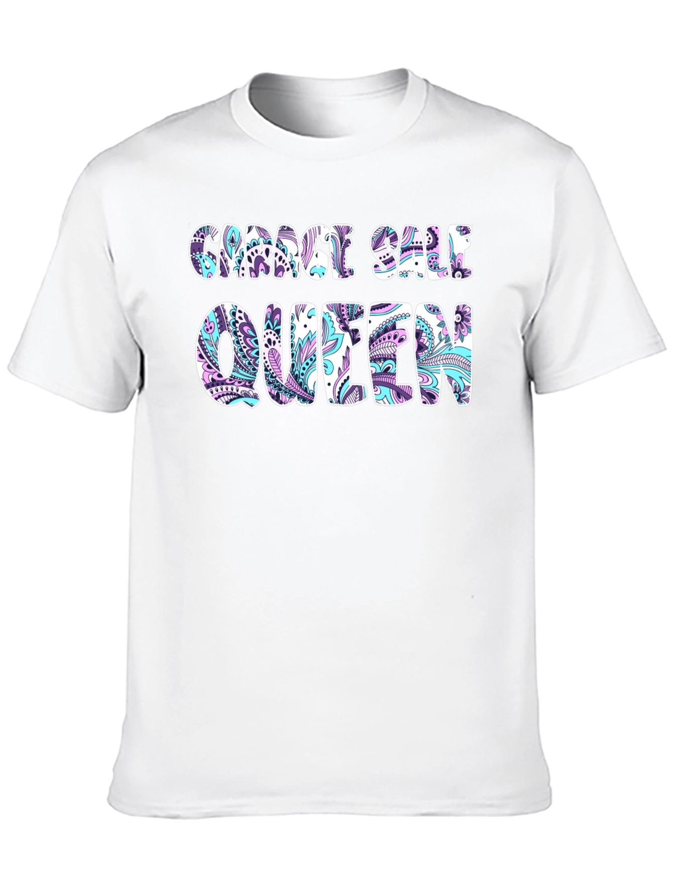 Garage Sale Queen T-Shirt Black