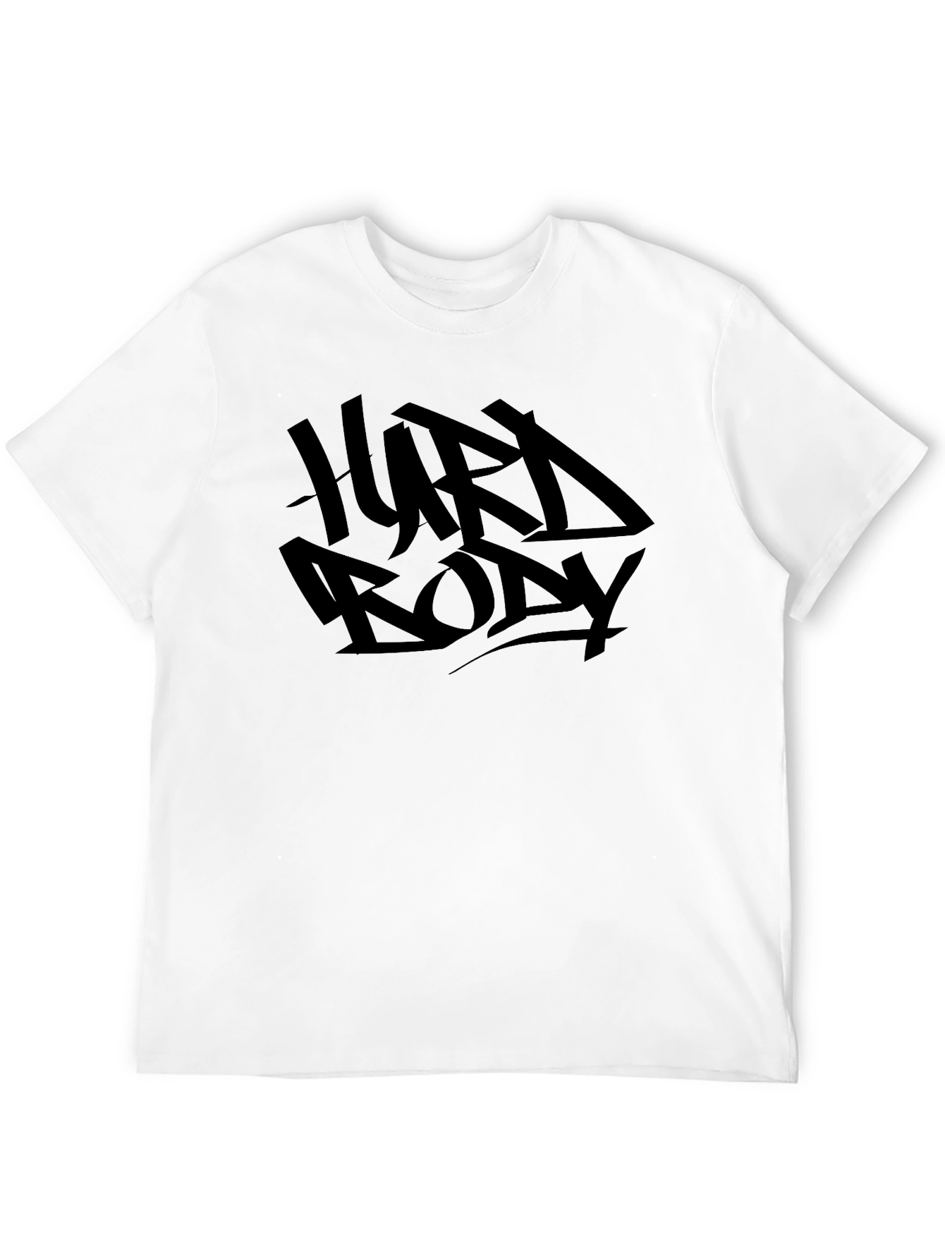Hard Body Black Graphic Tee - Bold Streetwear