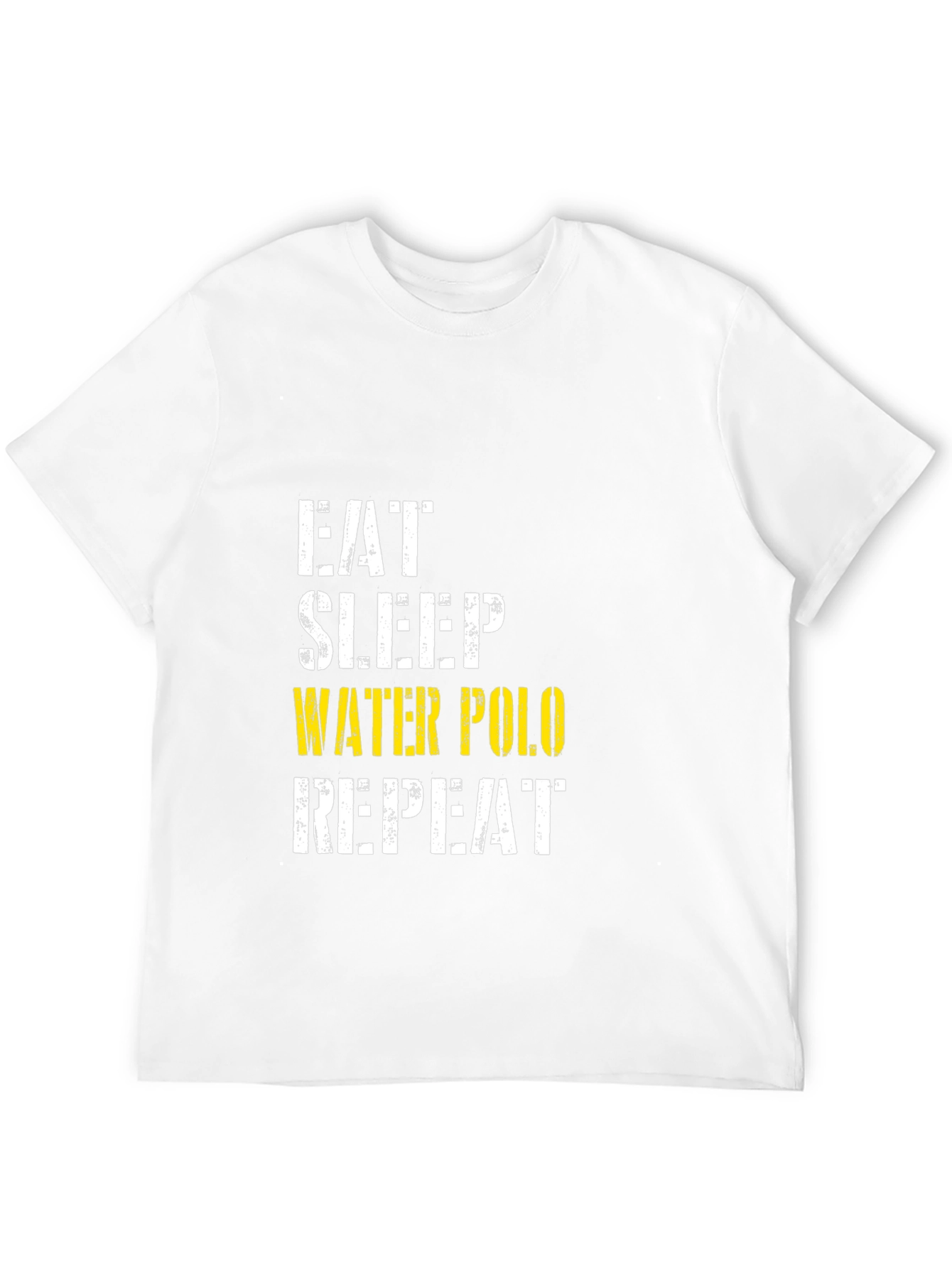 Eat Sleep Water Polo Repeat Black T-Shirt