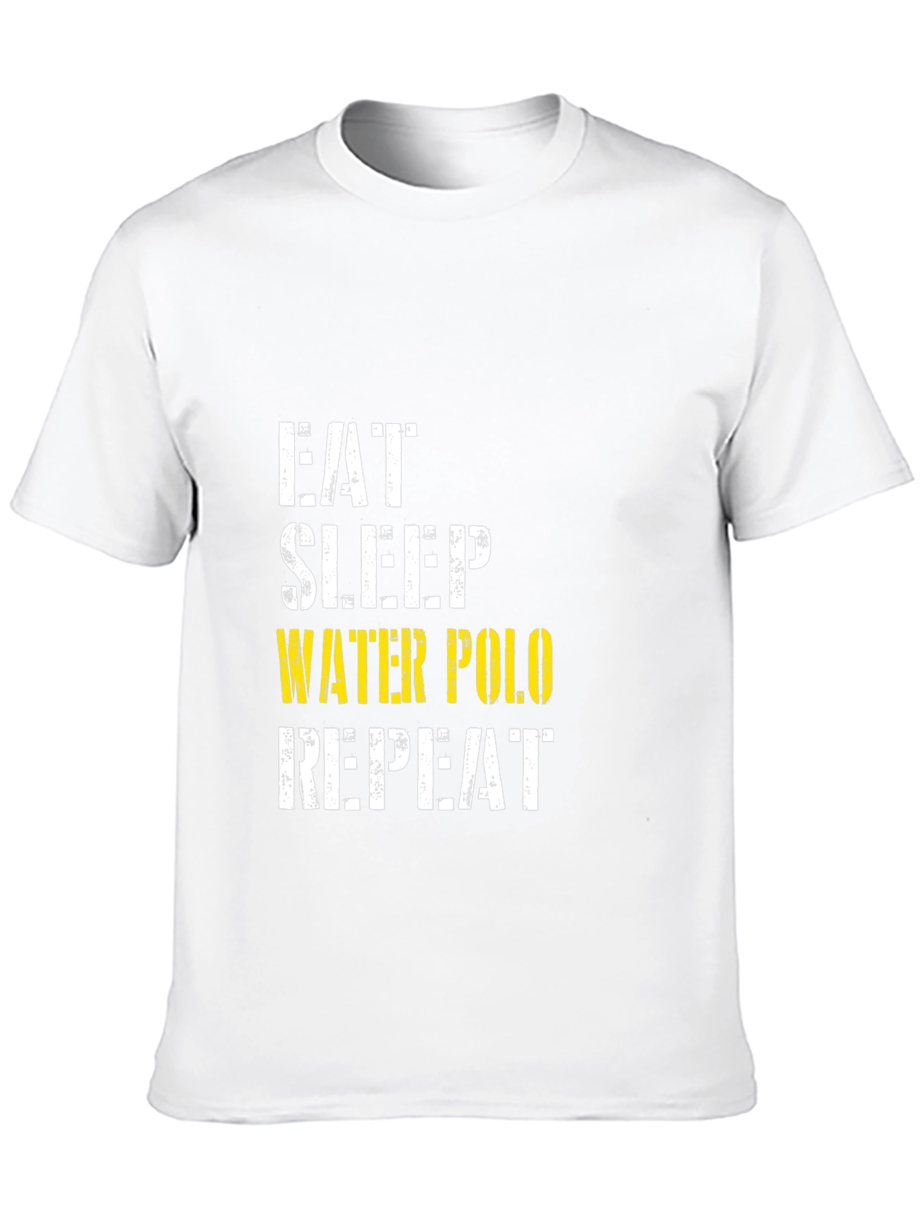 Eat Sleep Water Polo Repeat Black T-Shirt