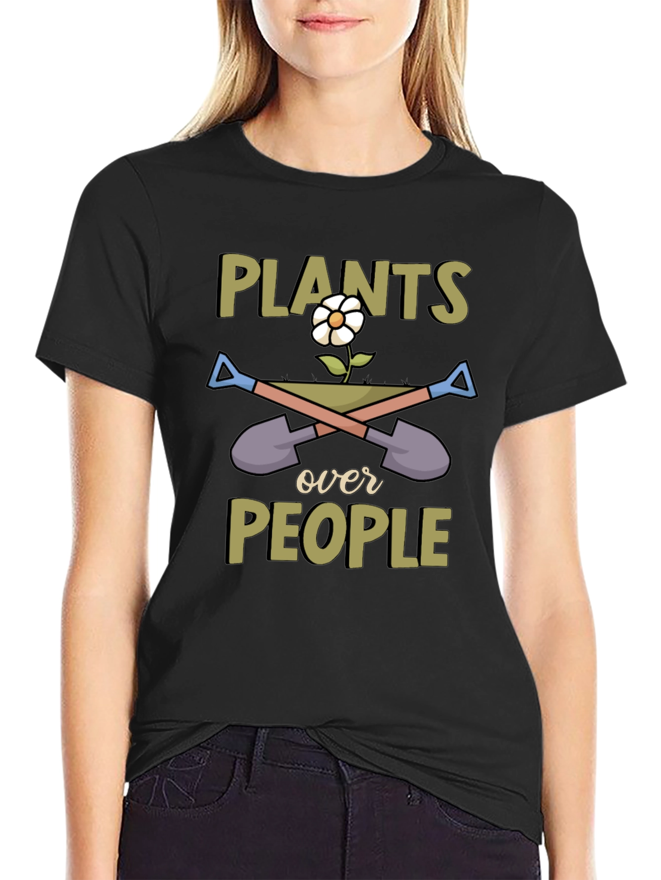 Plants Over People Graphic T-Shirt