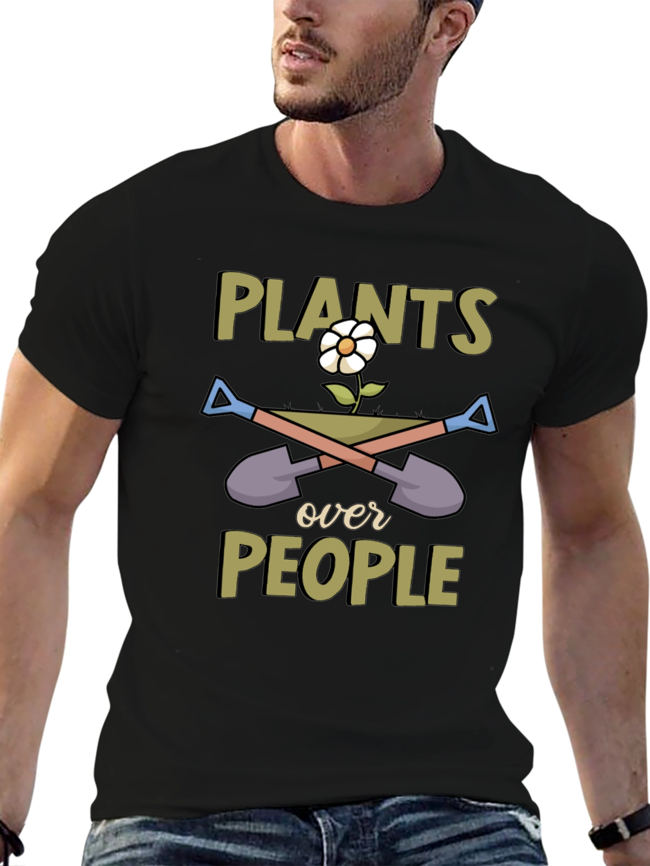 Plants Over People Graphic T-Shirt