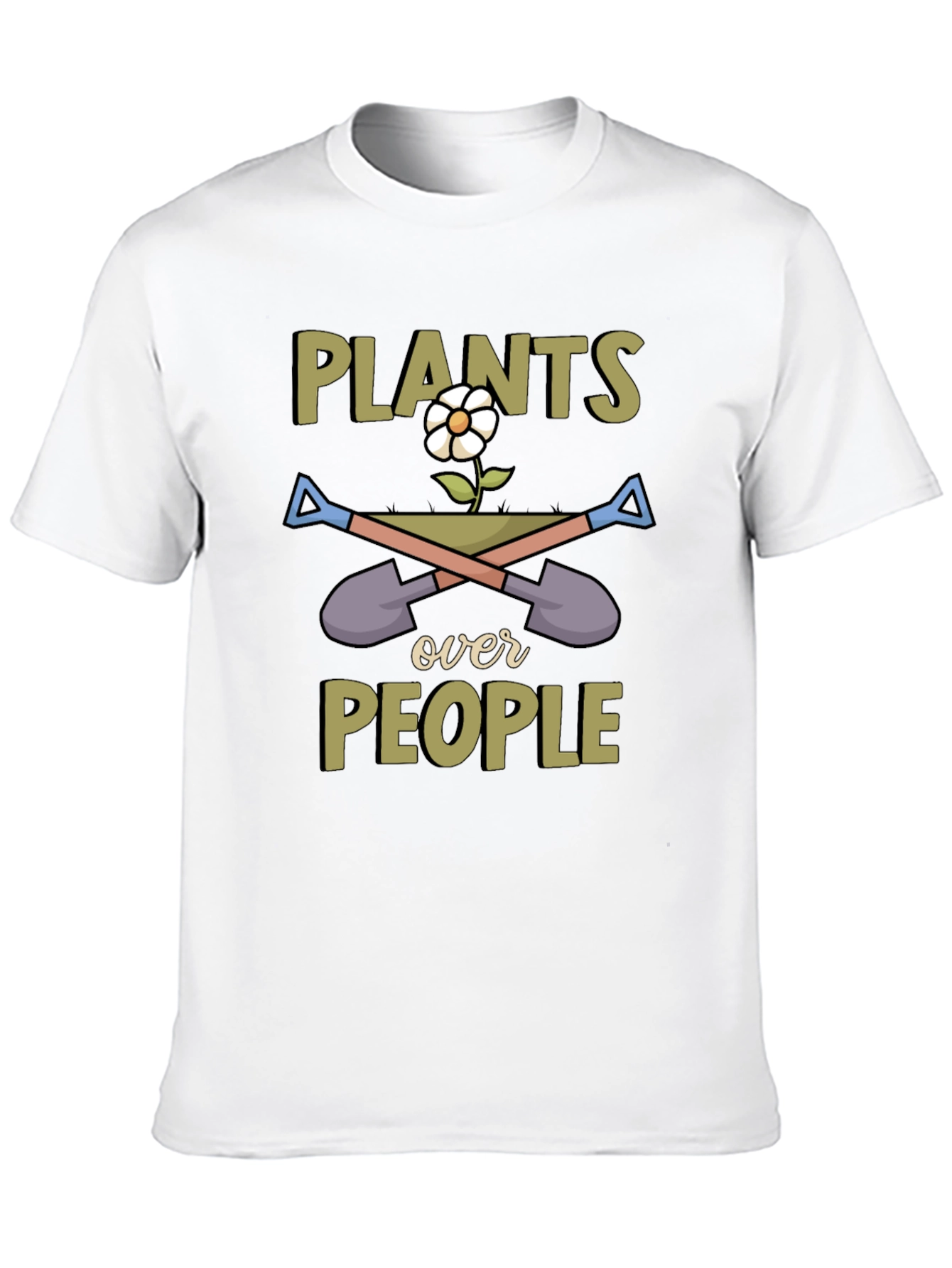 Plants Over People Graphic T-Shirt