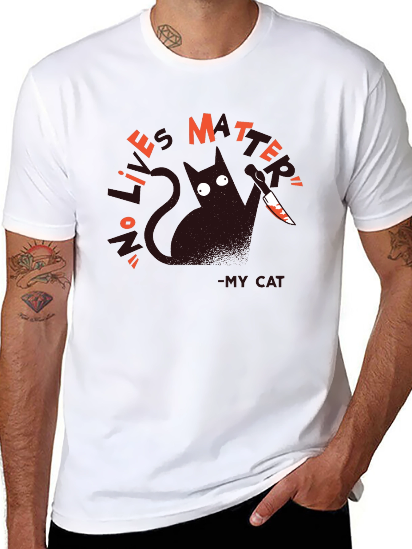 My Cats Opinion T-Shirt - Sarcastic Cat Tee