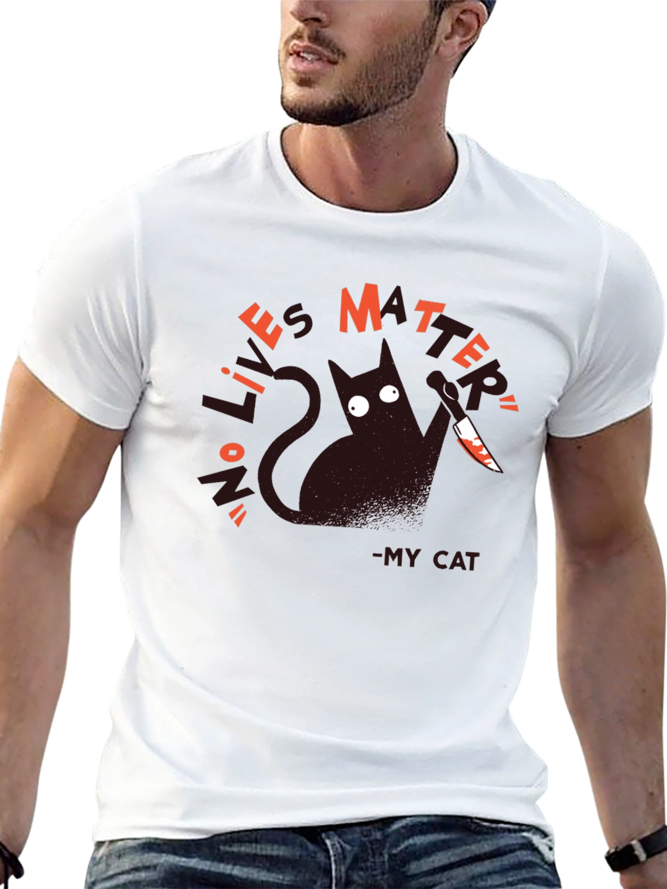 My Cats Opinion T-Shirt - Sarcastic Cat Tee