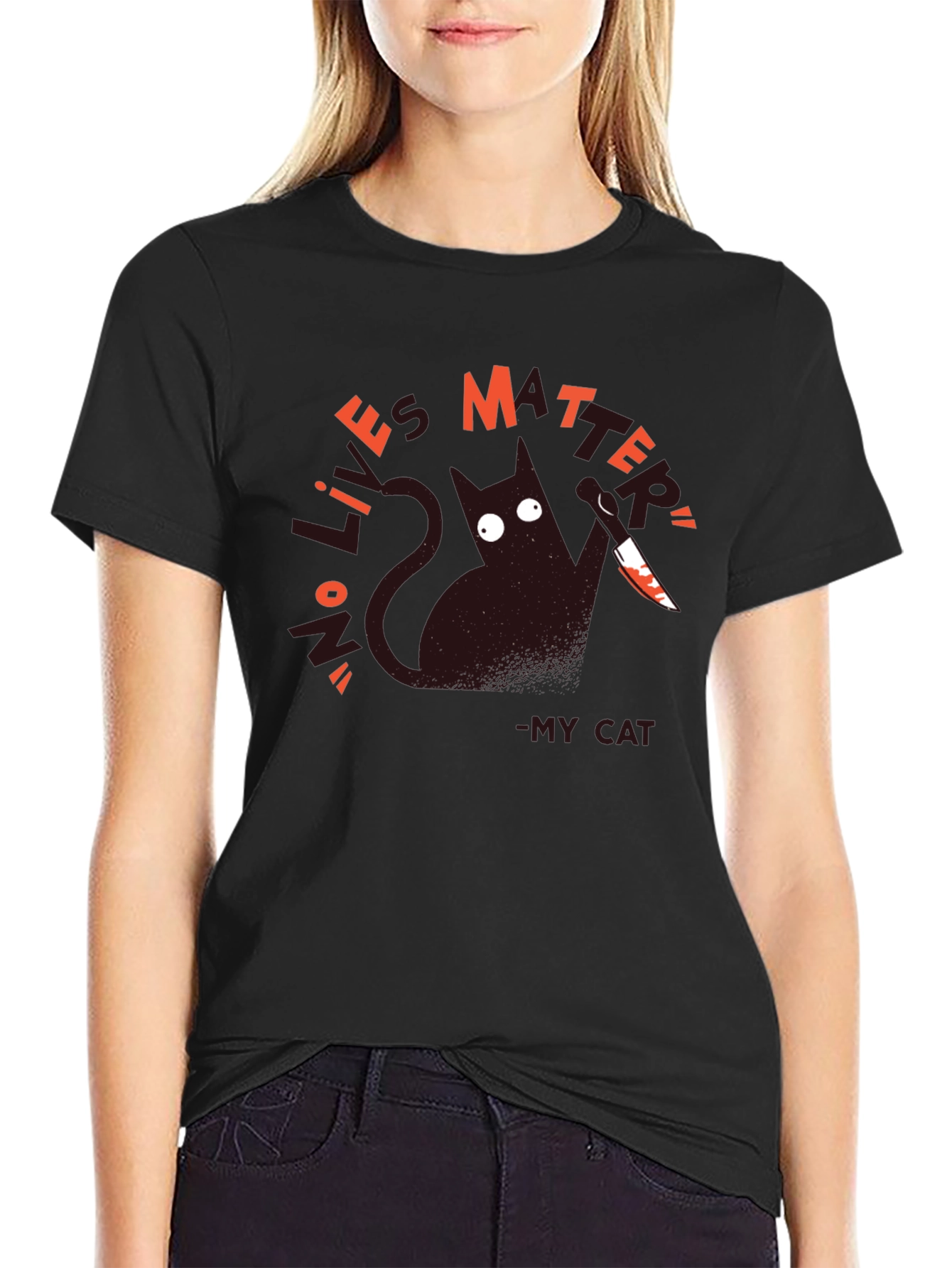 My Cats Opinion T-Shirt - Sarcastic Cat Tee