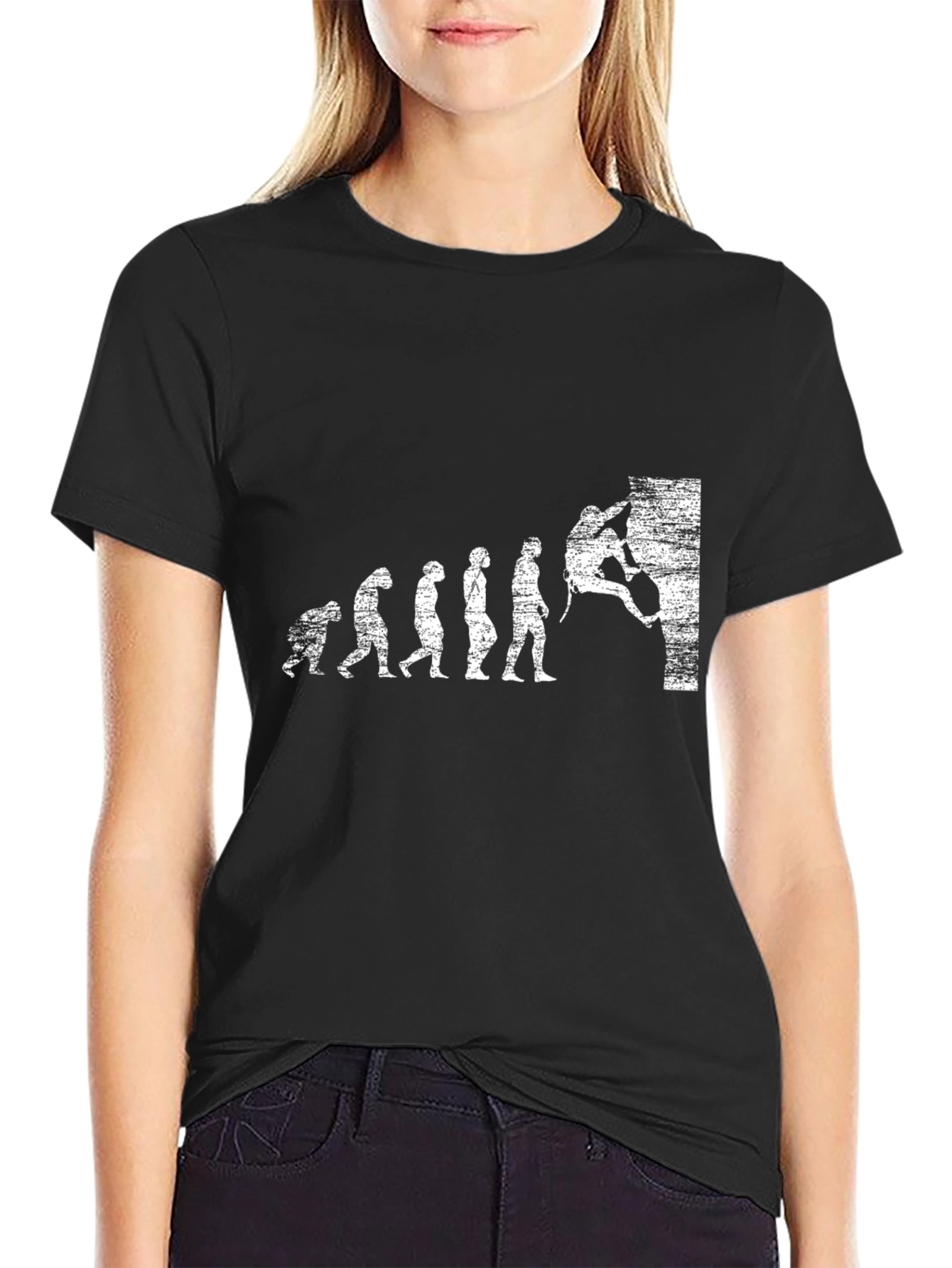 Climbing Evolution Black T-Shirt